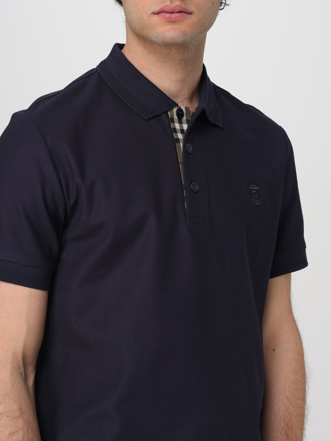 Polo Shirt BURBERRY Men color Blue