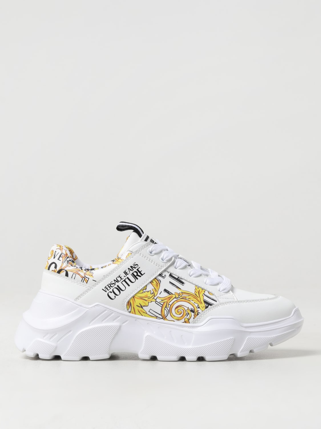 Giglio Sneakers Versace Jeans Couture in pelle con motivo Baroque