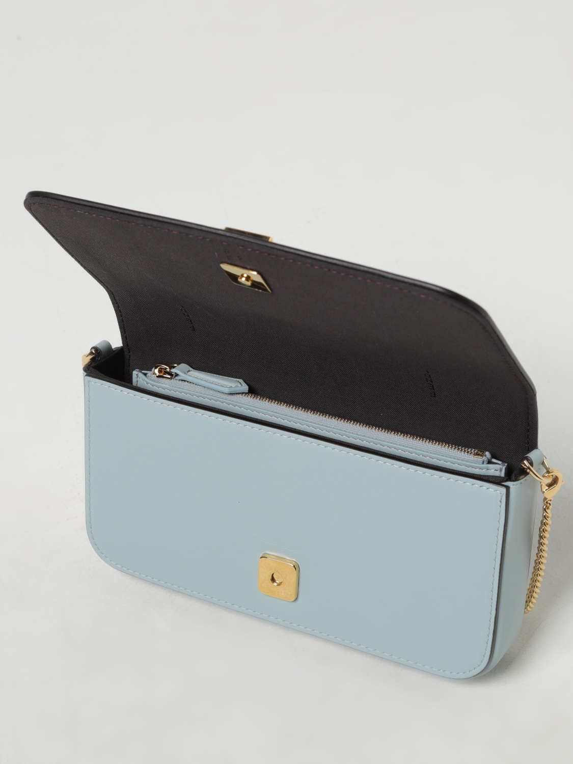 FENDI MINI-TASCHE: Geldbeutel damen Fendi, Blau - Img 5