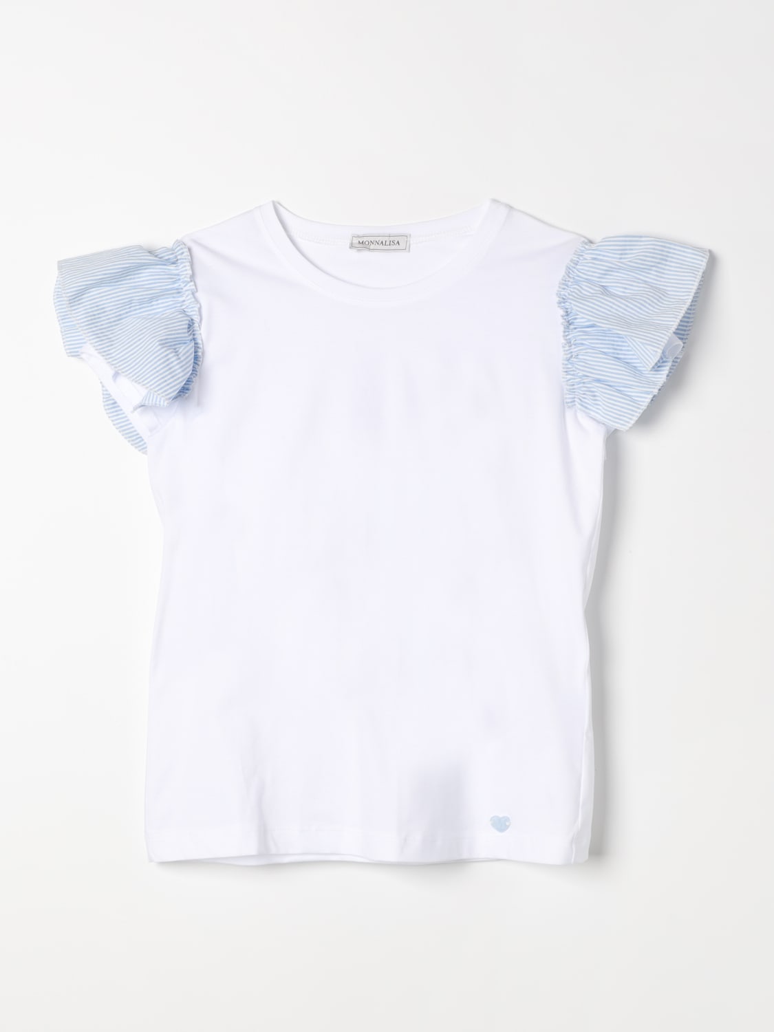 MONNALISA T-SHIRT: T-shirt di cotone Monnalisa, Bianco - Img 1