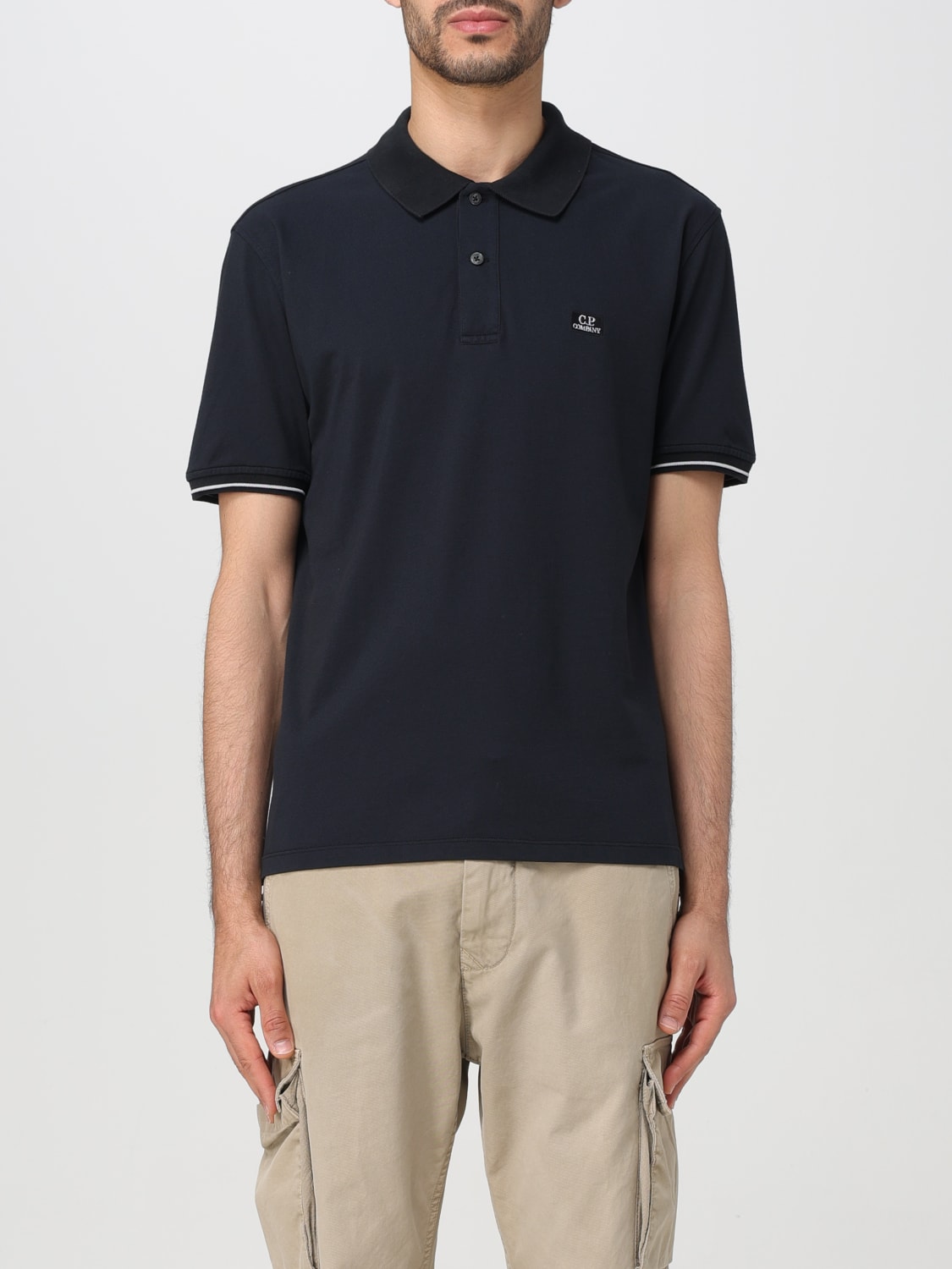 C.P. COMPANY POLO SHIRT: Polo shirt men C.P. Company, Black - Img 1