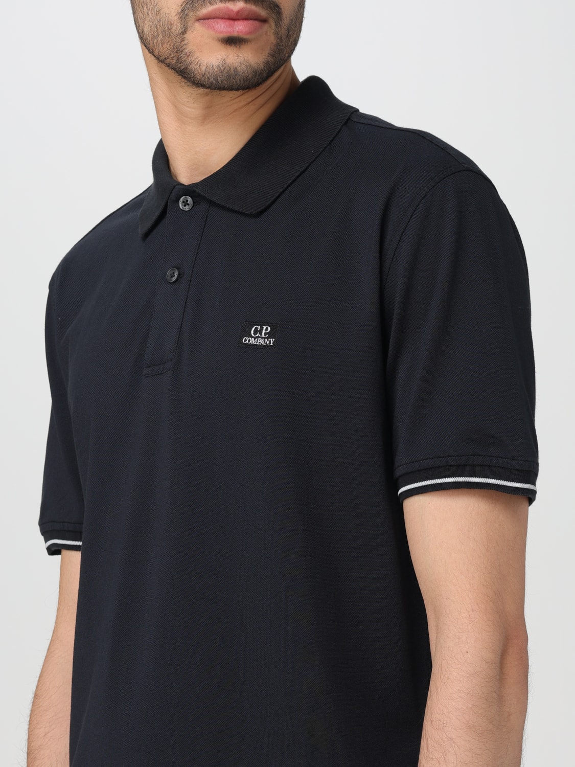 Mens cp company polo shirt best sale