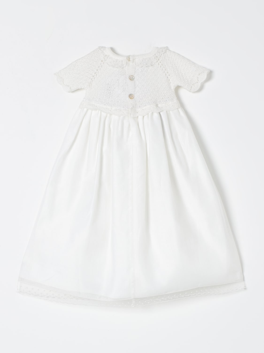 PAZ RODRIGUEZ ROMPER: Romper kids Paz Rodriguez, White - Img 2