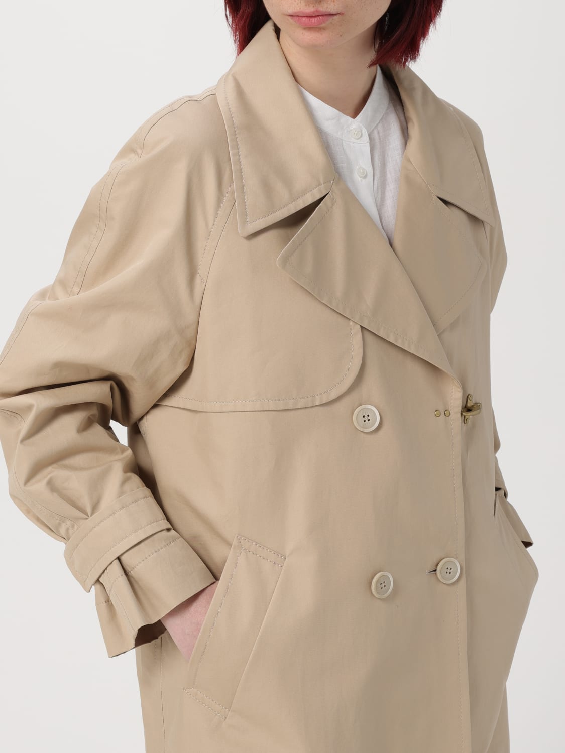 FAY TRENCH COAT: Jacket woman Fay, Hazel - Img 4