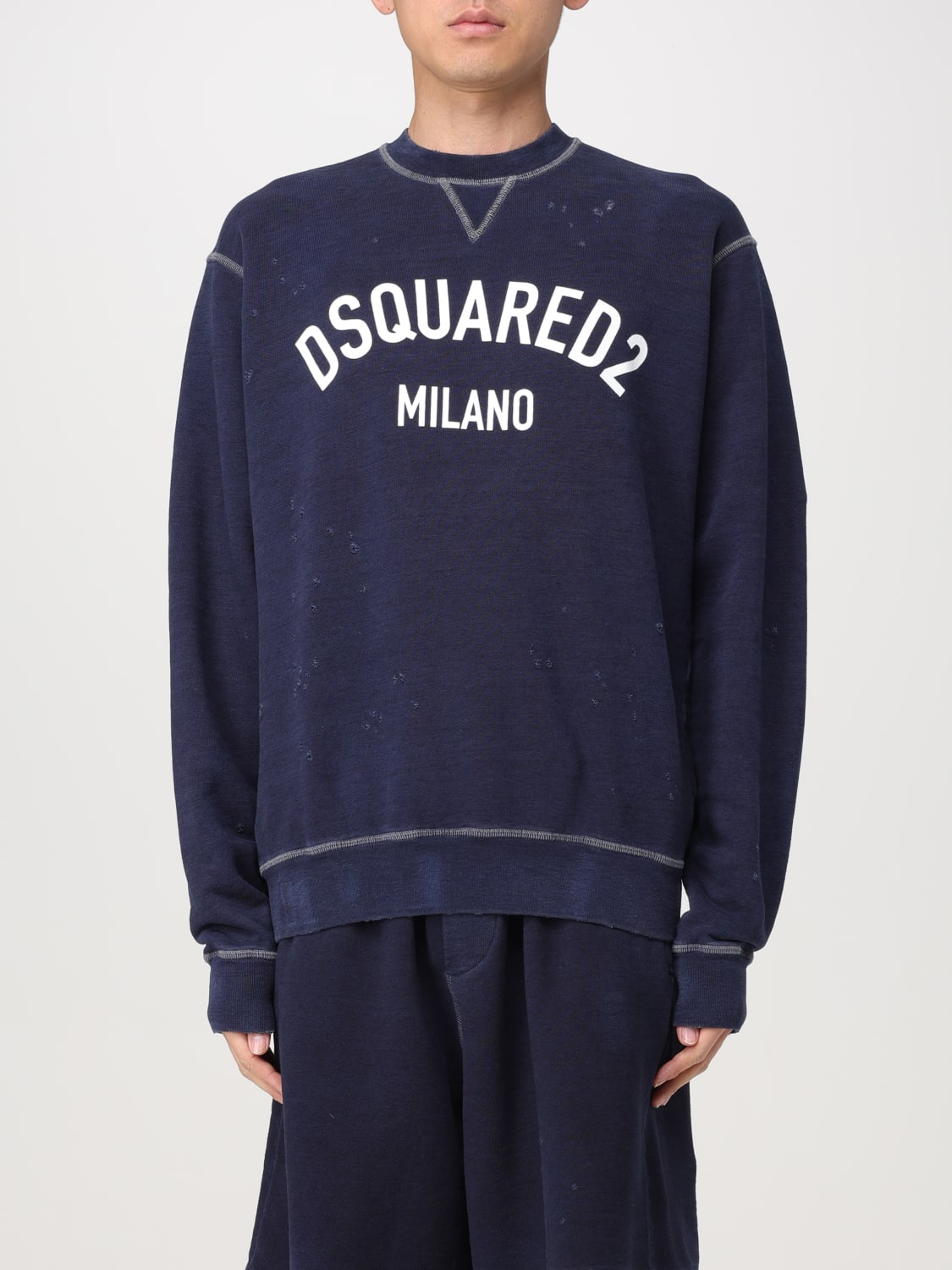 Giglio Felpa Dsquared2 in cotone con logo