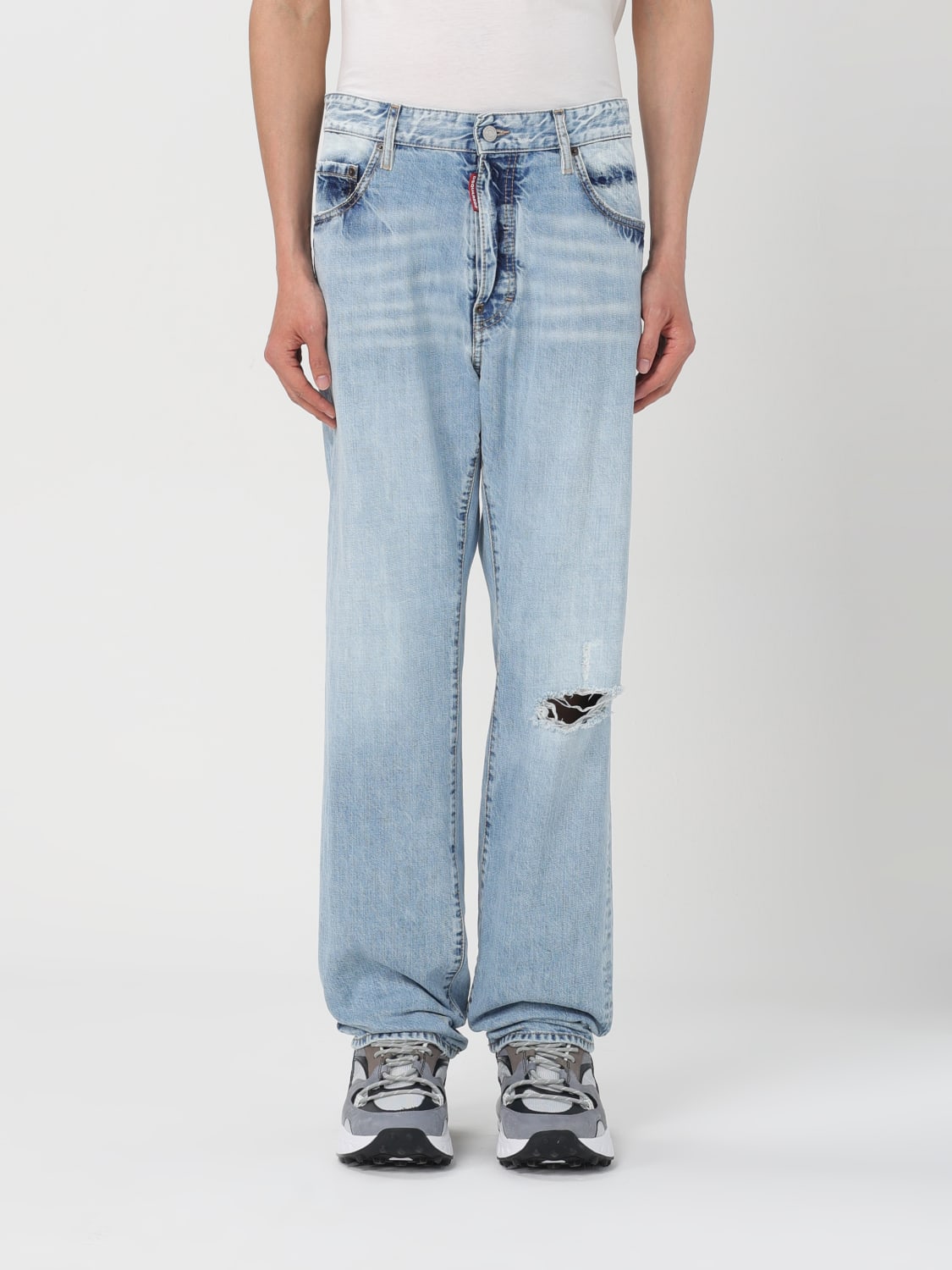 DSQUARED2 JEANS: Jeans homme Dsquared2, Bleu - Img 1