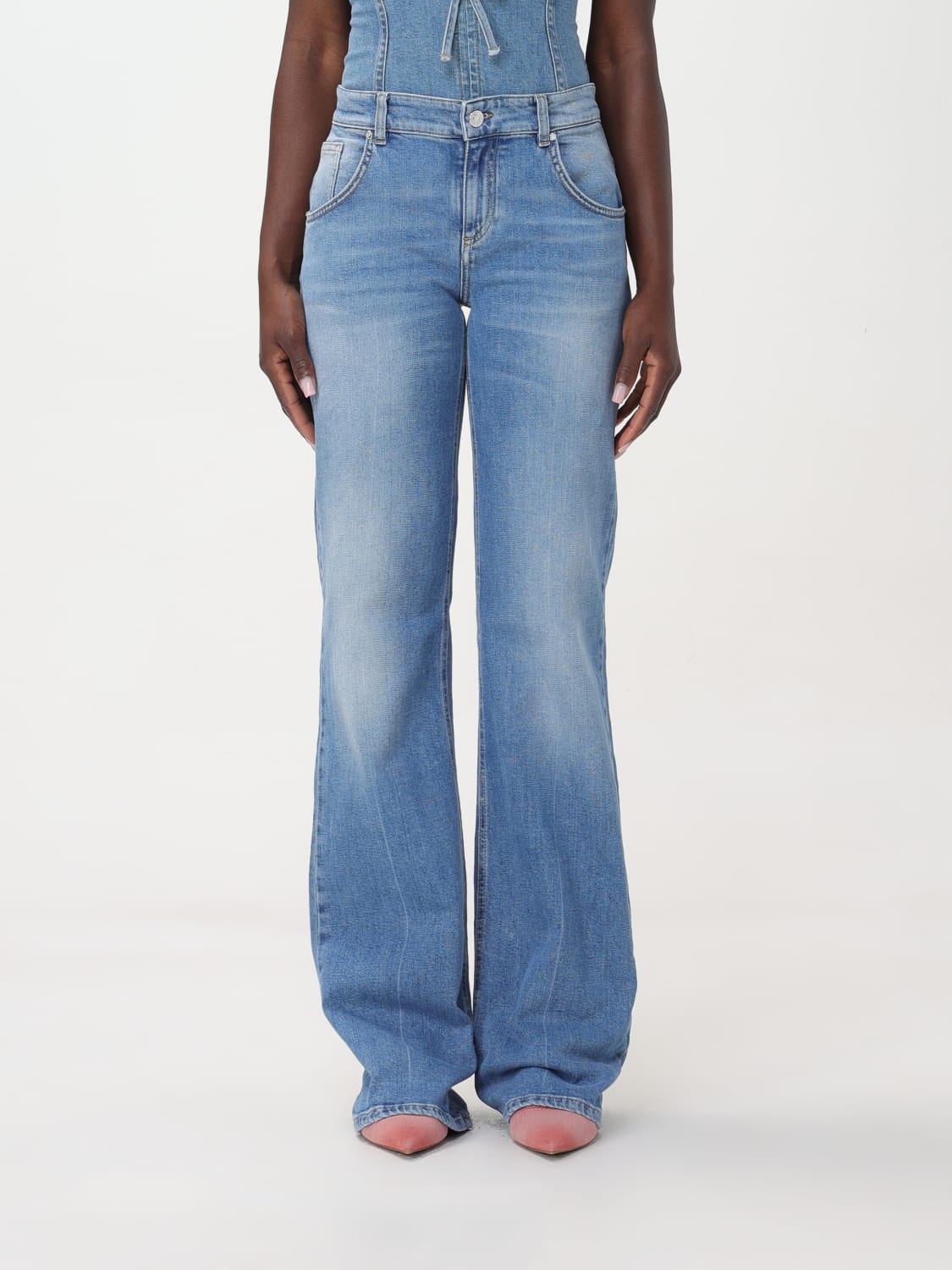 BLUMARINE JEANS: Pants woman Blumarine, Denim - Img 1