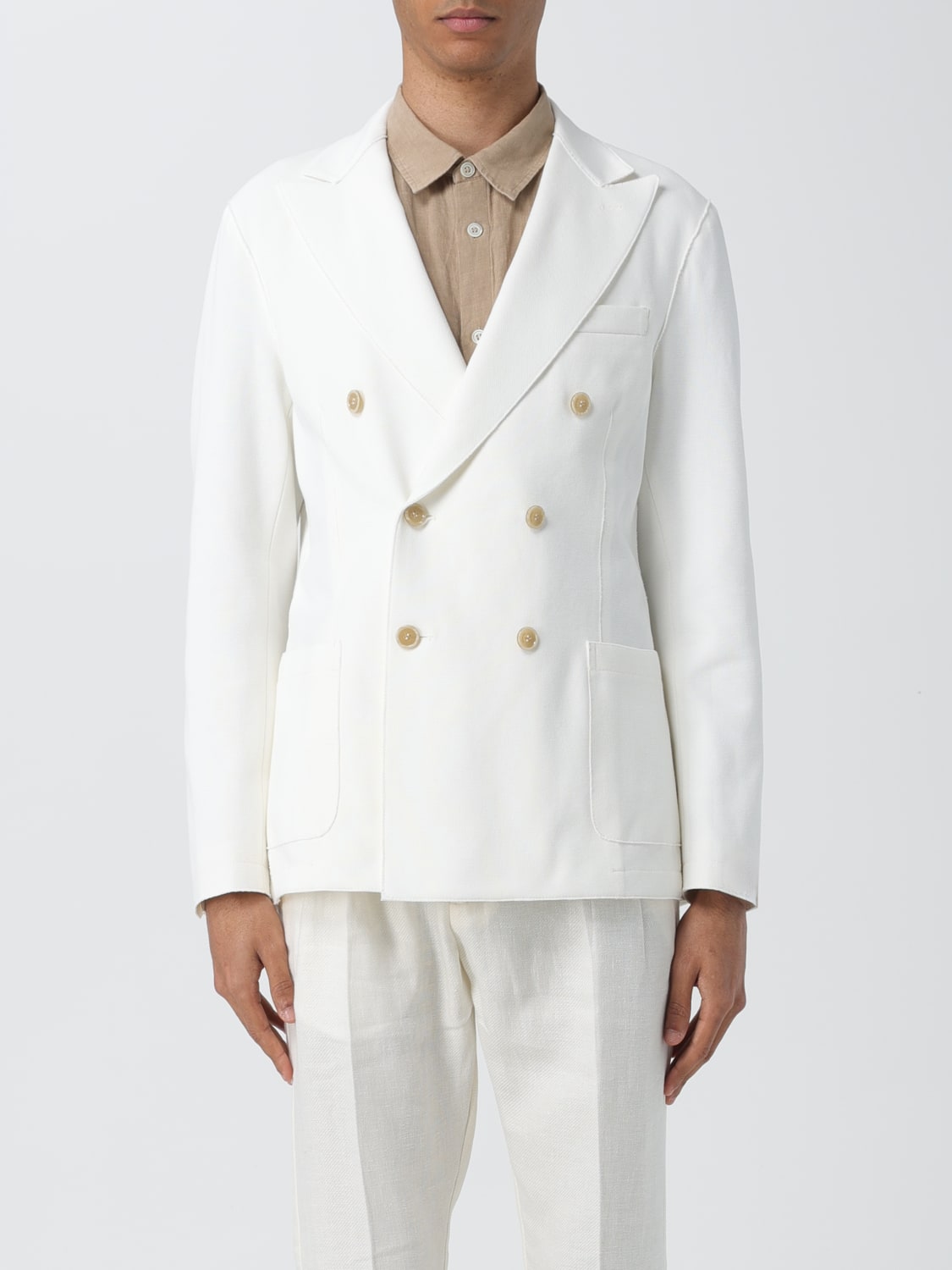 ELEVENTY BLAZER: Veste homme Eleventy, Blanc - Img 1