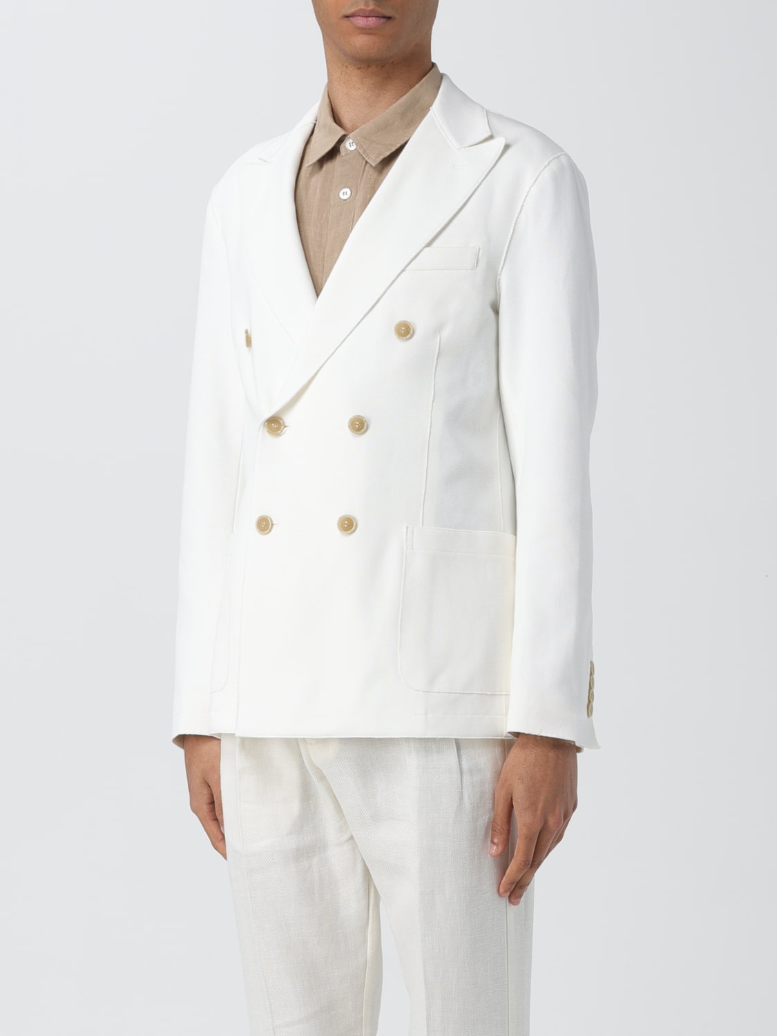 ELEVENTY BLAZER: Eleventy men's blazer, White - Img 3