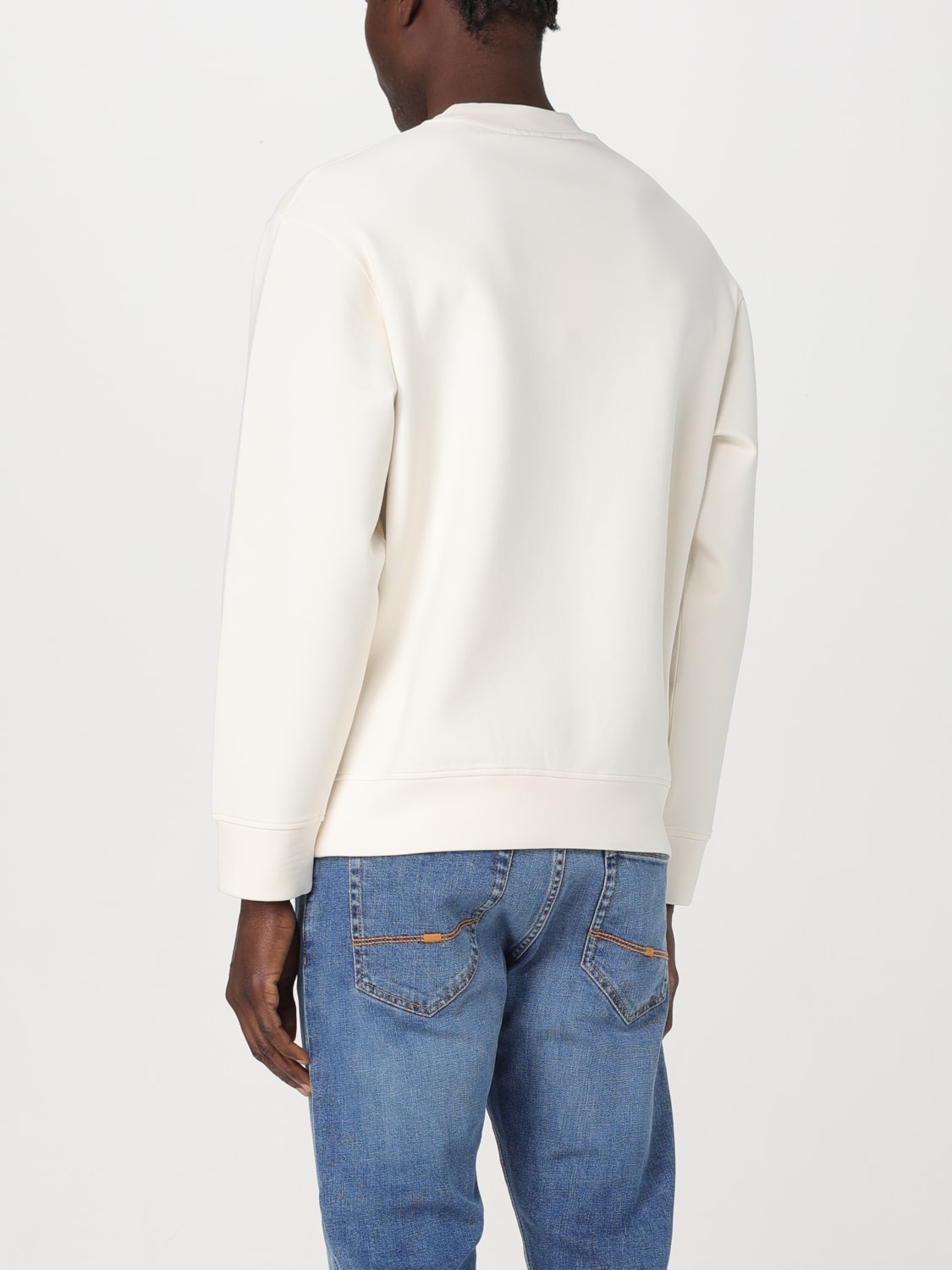 Emporio armani white jumper online