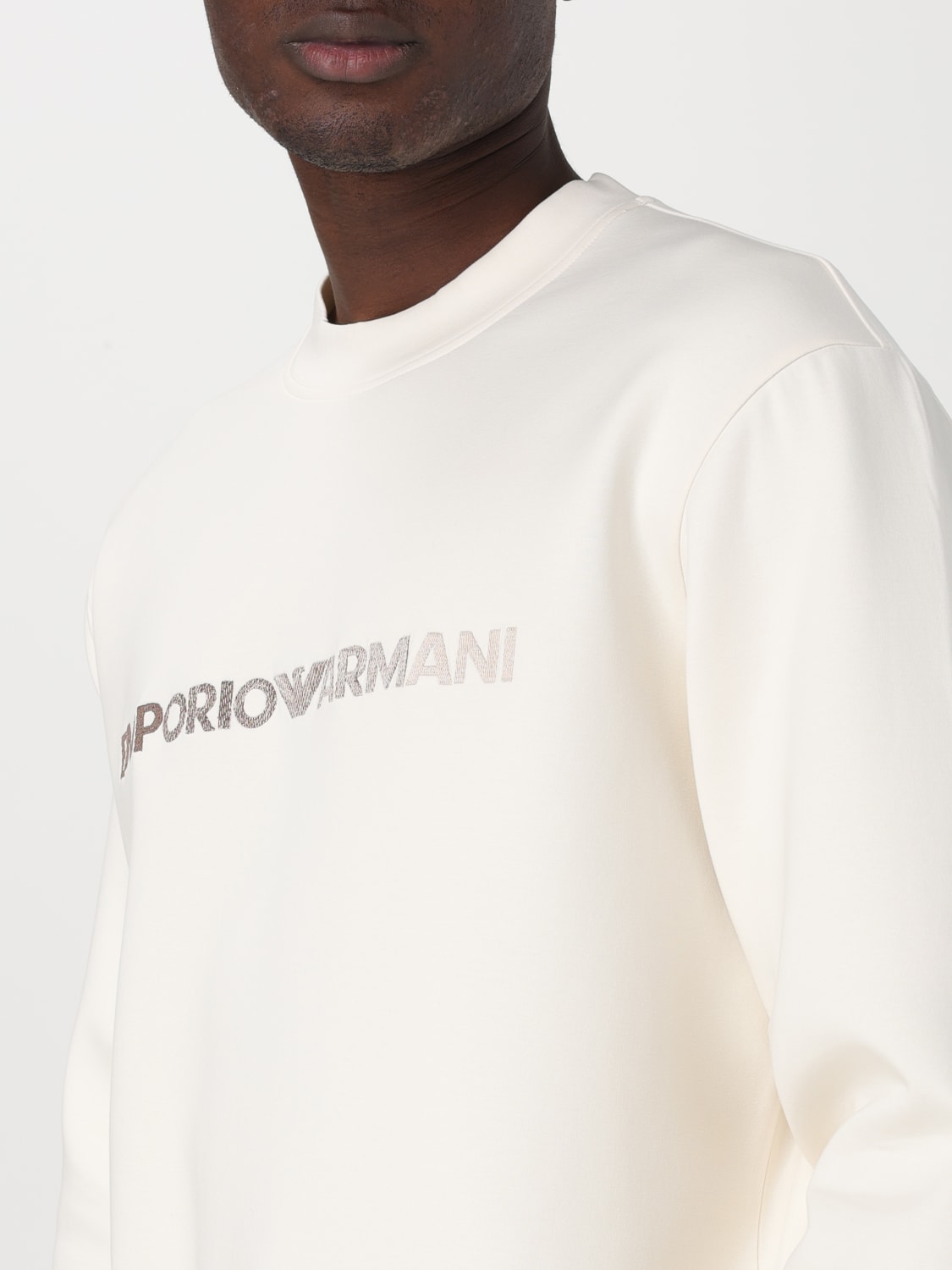 EMPORIO ARMANI Sweater men White Emporio Armani sweater 3D1M701JHSZ online at GIGLIO.COM