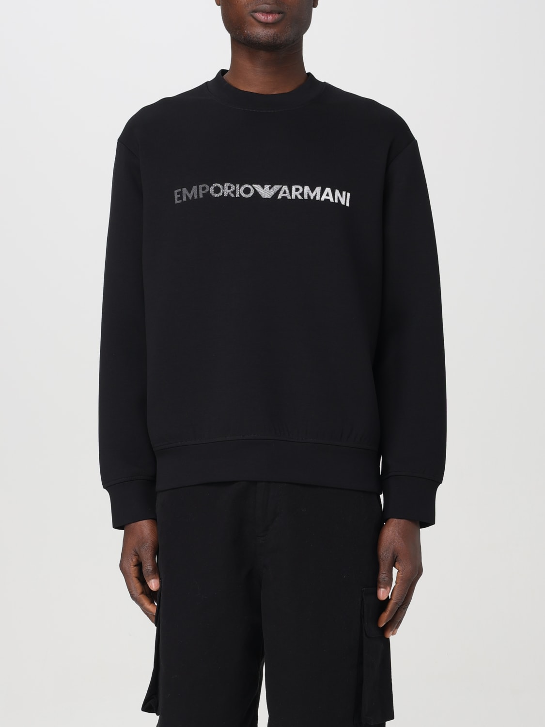Emporio Armani Outlet Sweater men Black Emporio Armani sweater 3D1M701JHSZ online at GIGLIO.COM