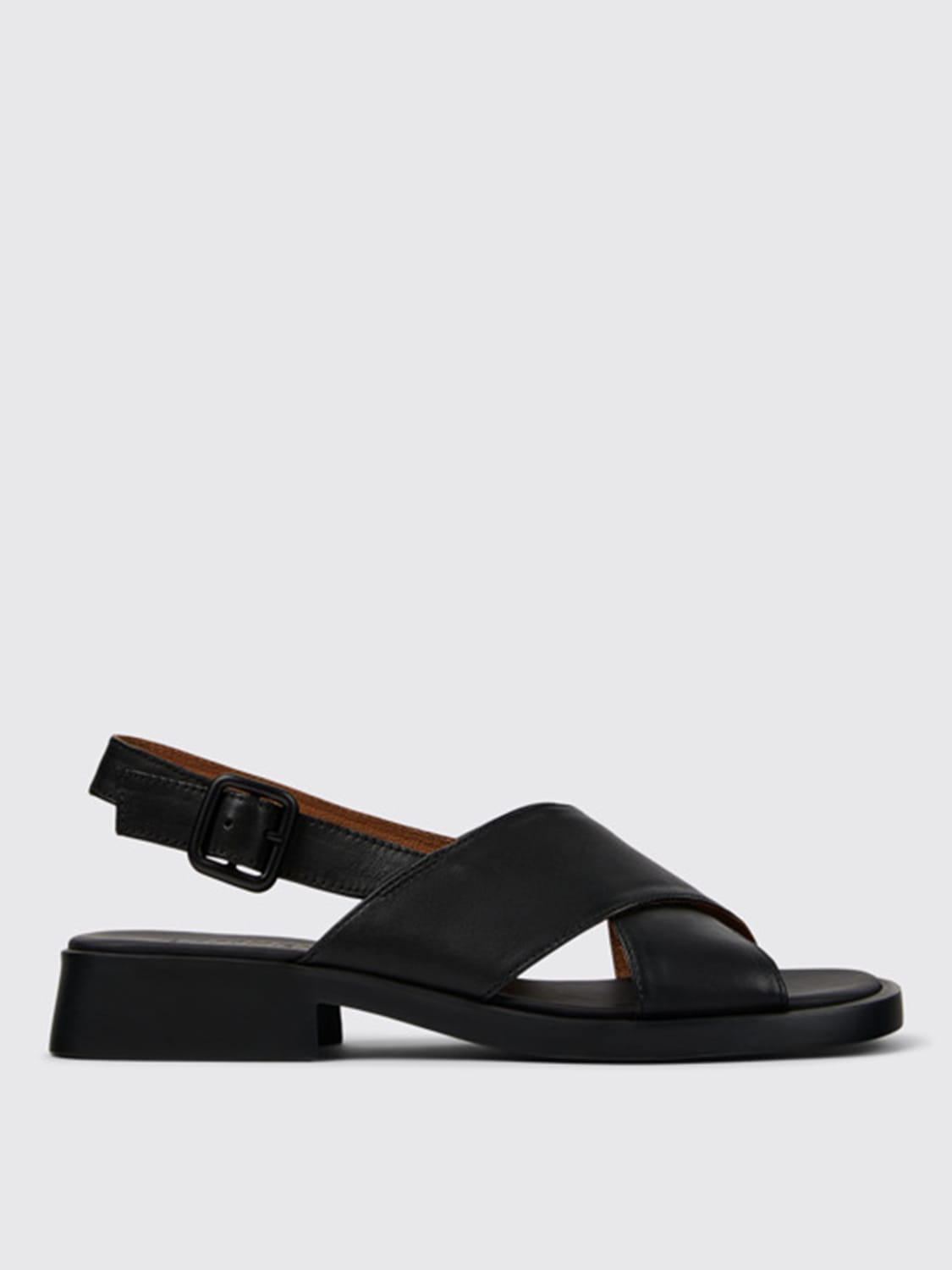 CAMPER: Flat sandals woman - Black | Camper flat sandals K201600-002 ...