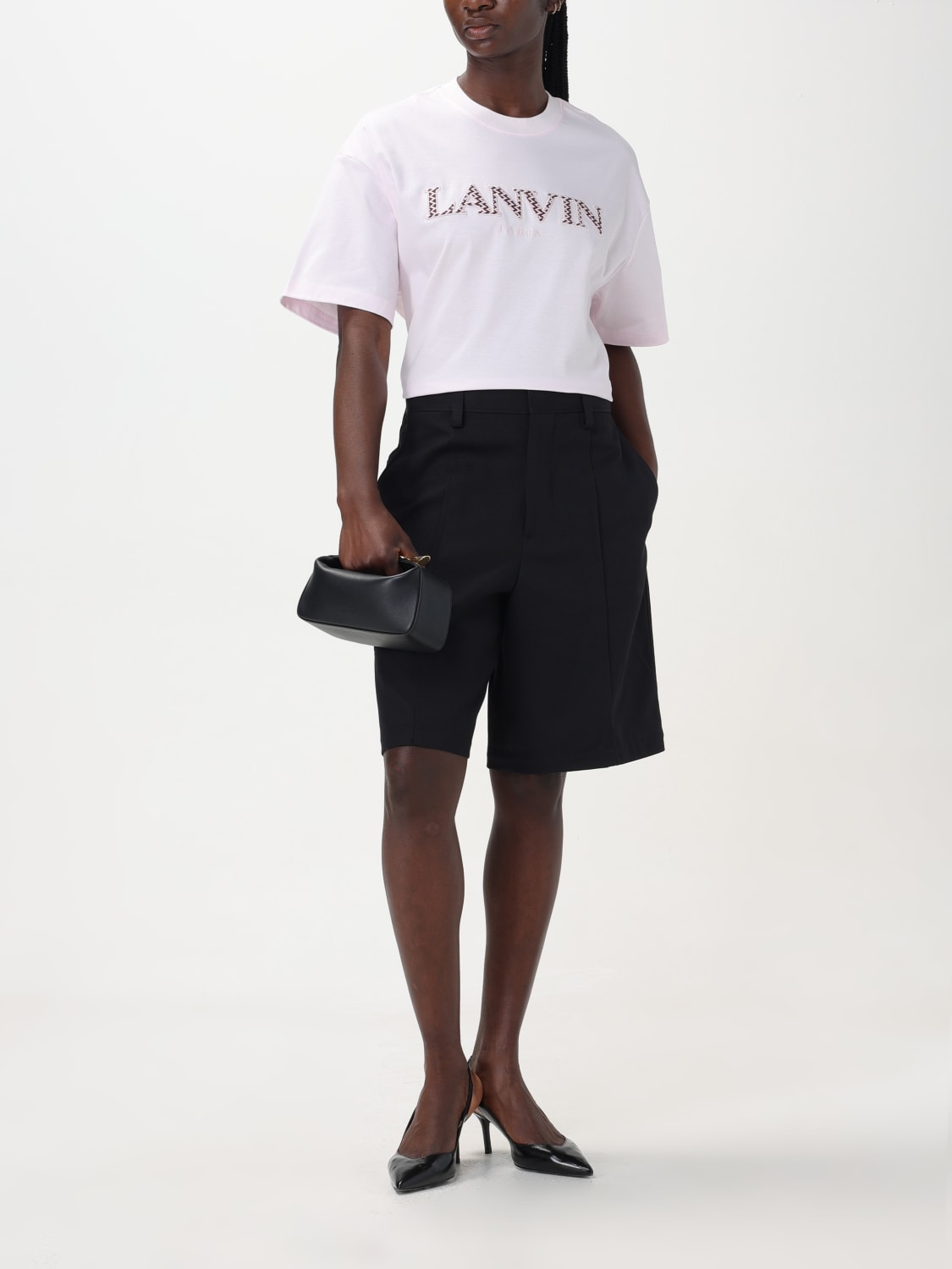 LANVIN ФУТБОЛКА: Футболка Женское Lanvin, Розовый - Img 2