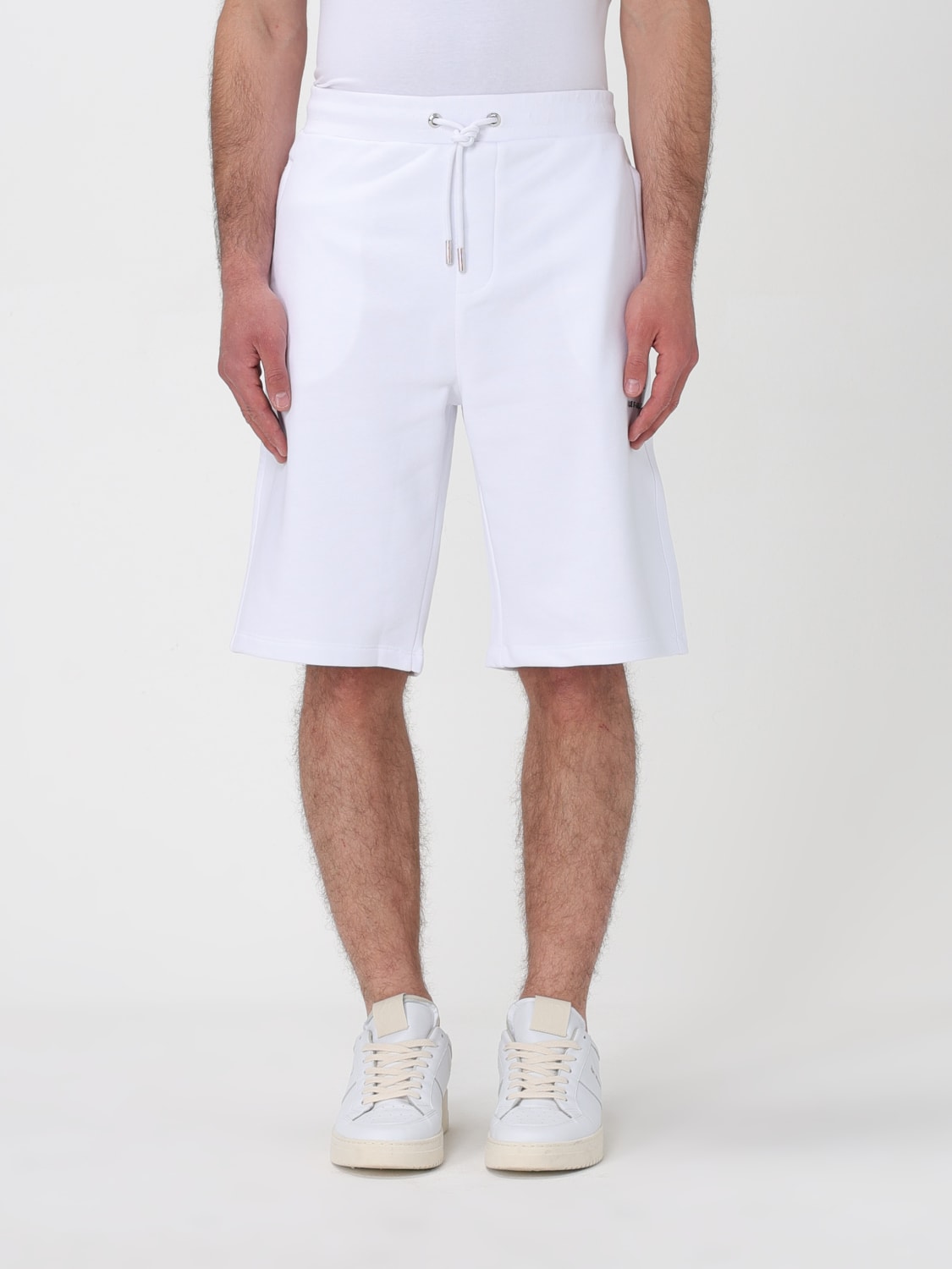 KARL LAGERFELD PANTALONCINO: Bermuda Karl Lagerfeld in cotone , Bianco - Img 1