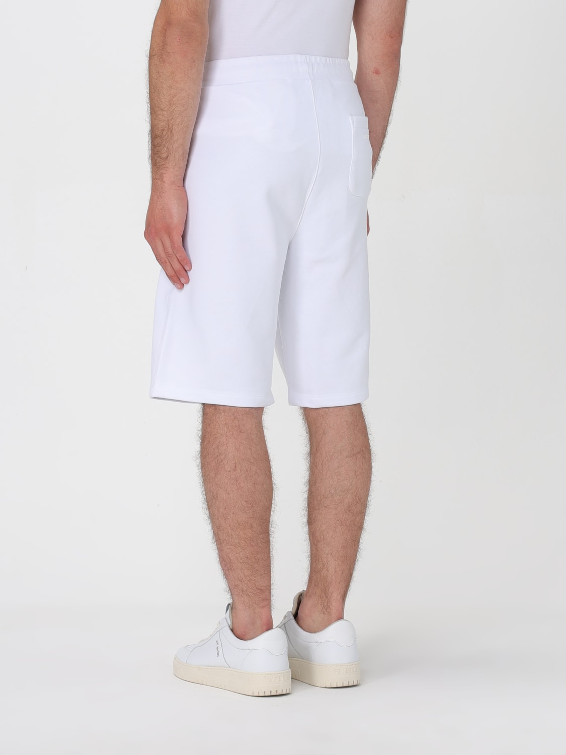 KARL LAGERFELD PANTALONCINO: Bermuda Karl Lagerfeld in cotone , Bianco - Img 2