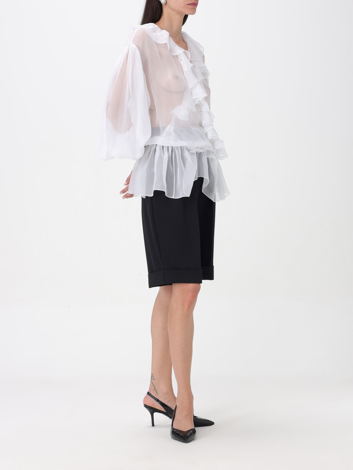 DOLCE & GABBANA SHORT: Pantalon femme Dolce & Gabbana, Noir - Img 2