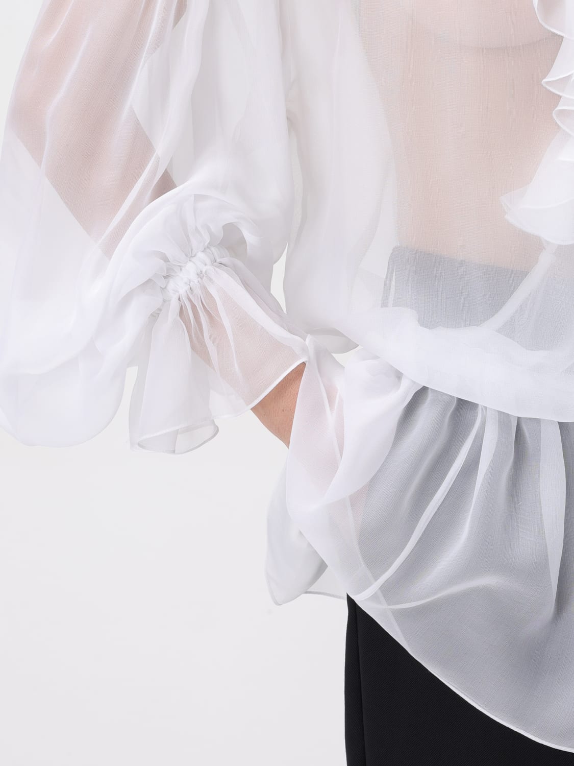 DOLCE & GABBANA TOP: Hemdbluse damen Dolce & Gabbana, Weiß - Img 5