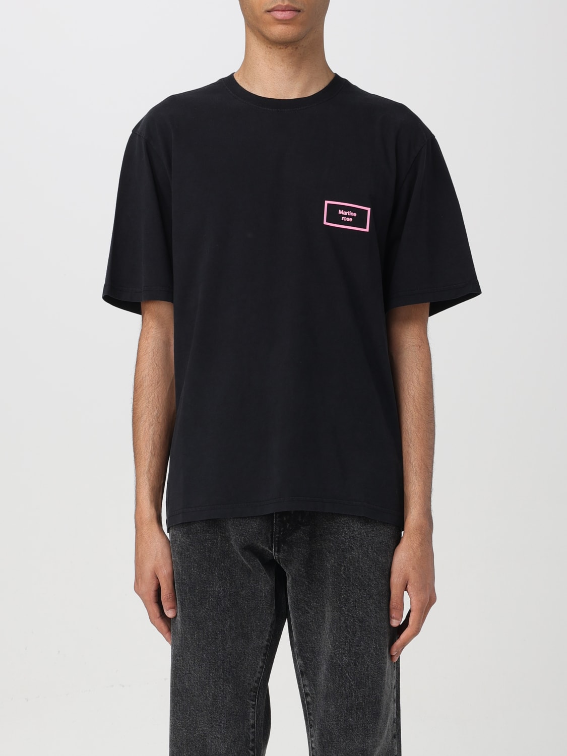 特価セールMartine Rose ブラック メンズ Tシャツ サイズ L Tシャツ/カットソー(半袖/袖なし)