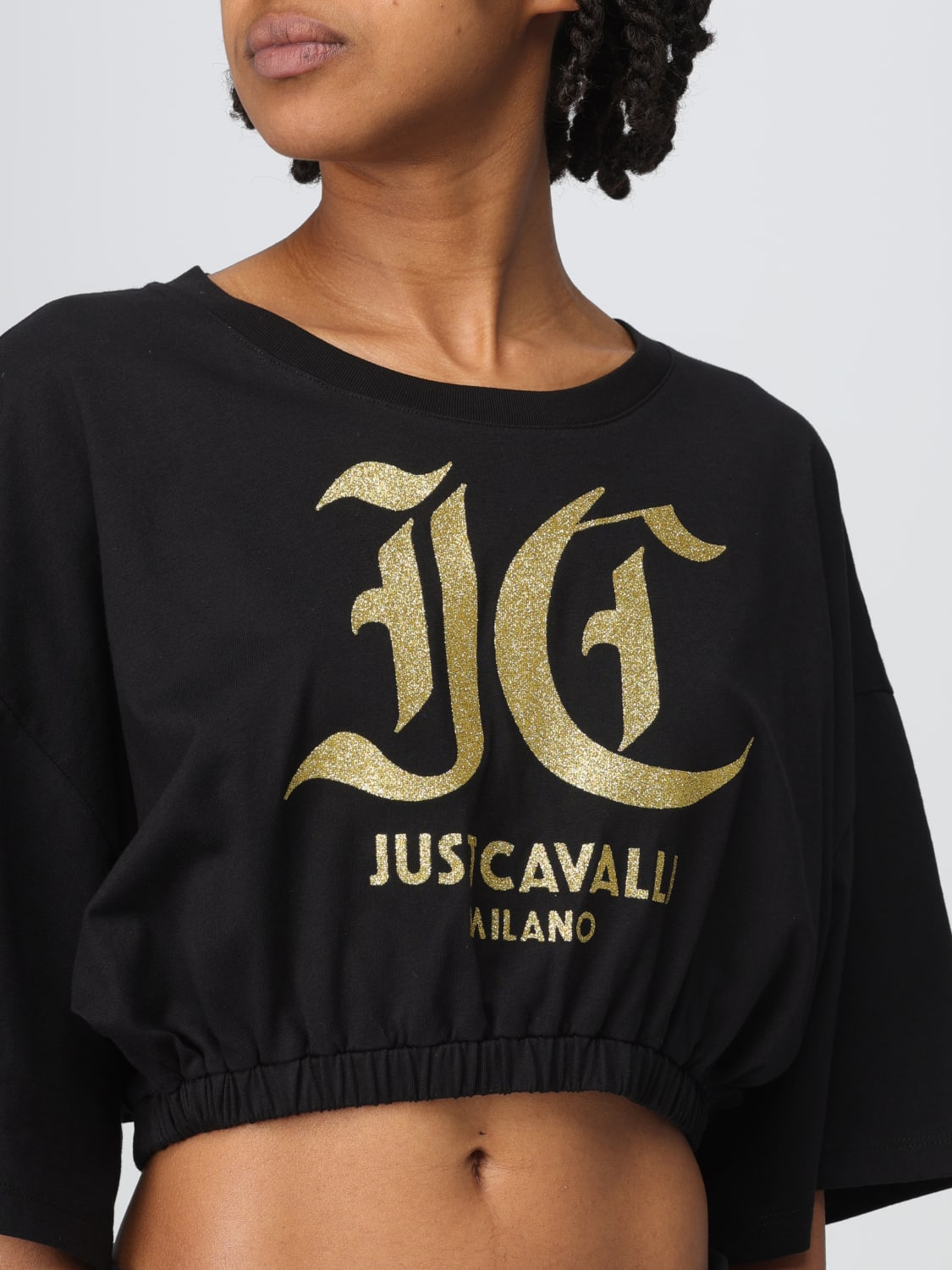 JUST CAVALLI T-SHIRT: T-shirt woman Just Cavalli, Black - Img 3