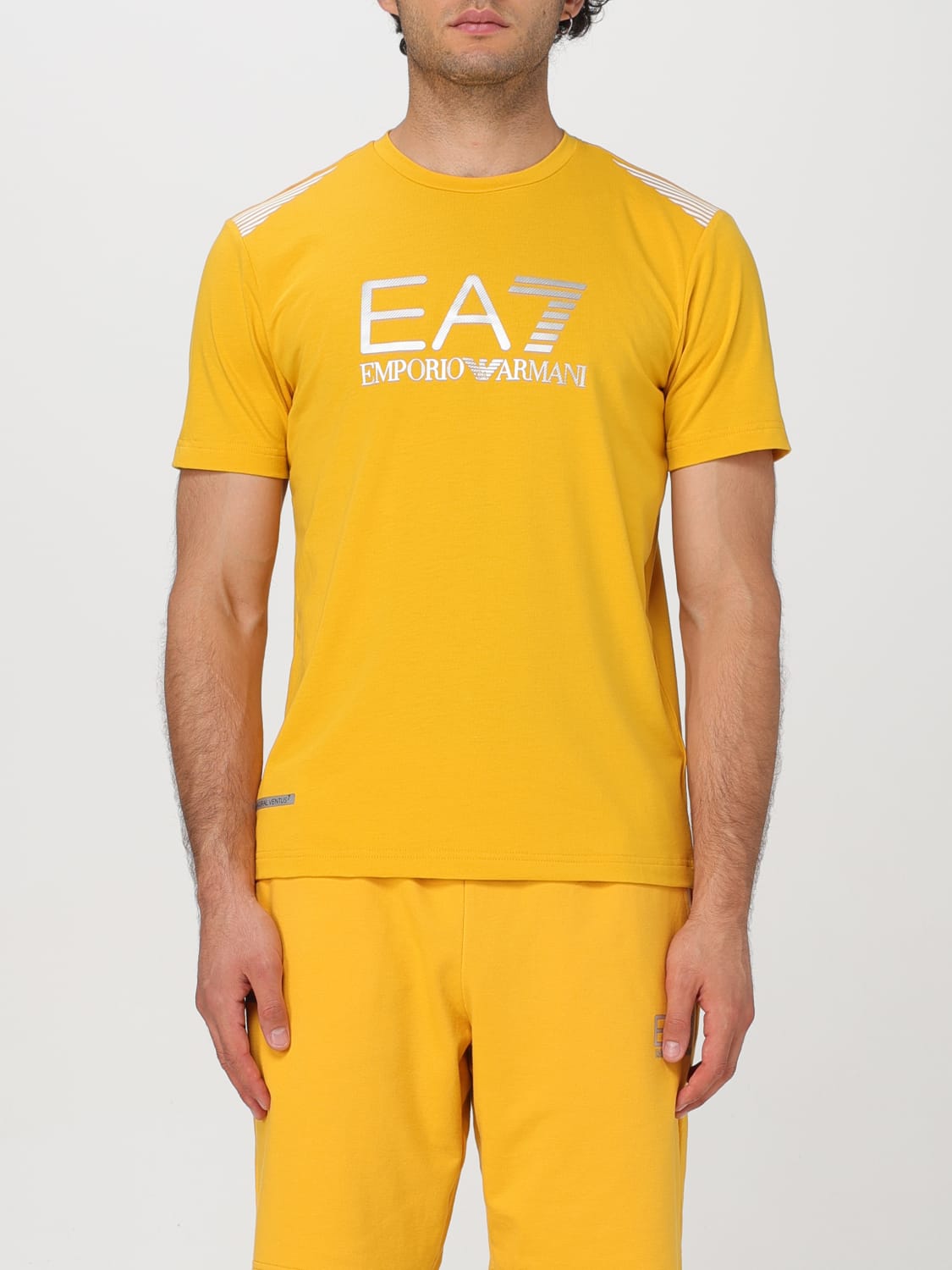 EA7 T-SHIRT: T-shirt men Ea7, Yellow - Img 1