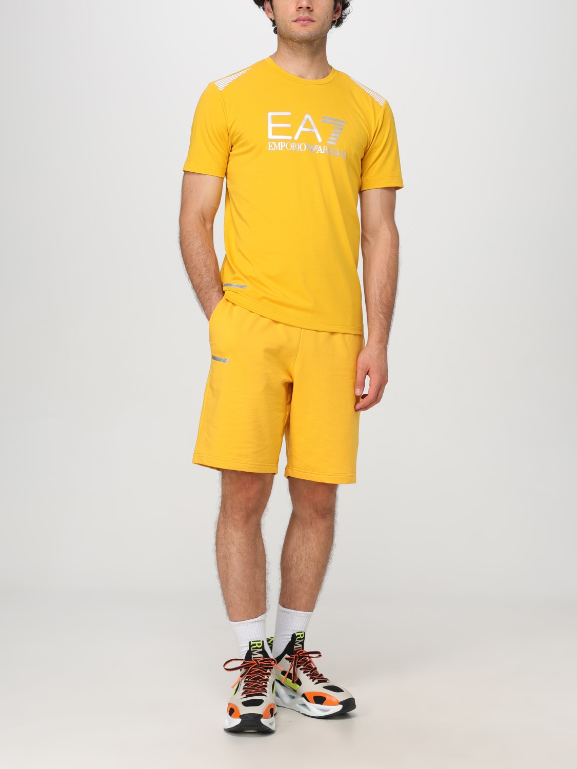 EA7 T-SHIRT: T-shirt men Ea7, Yellow - Img 2