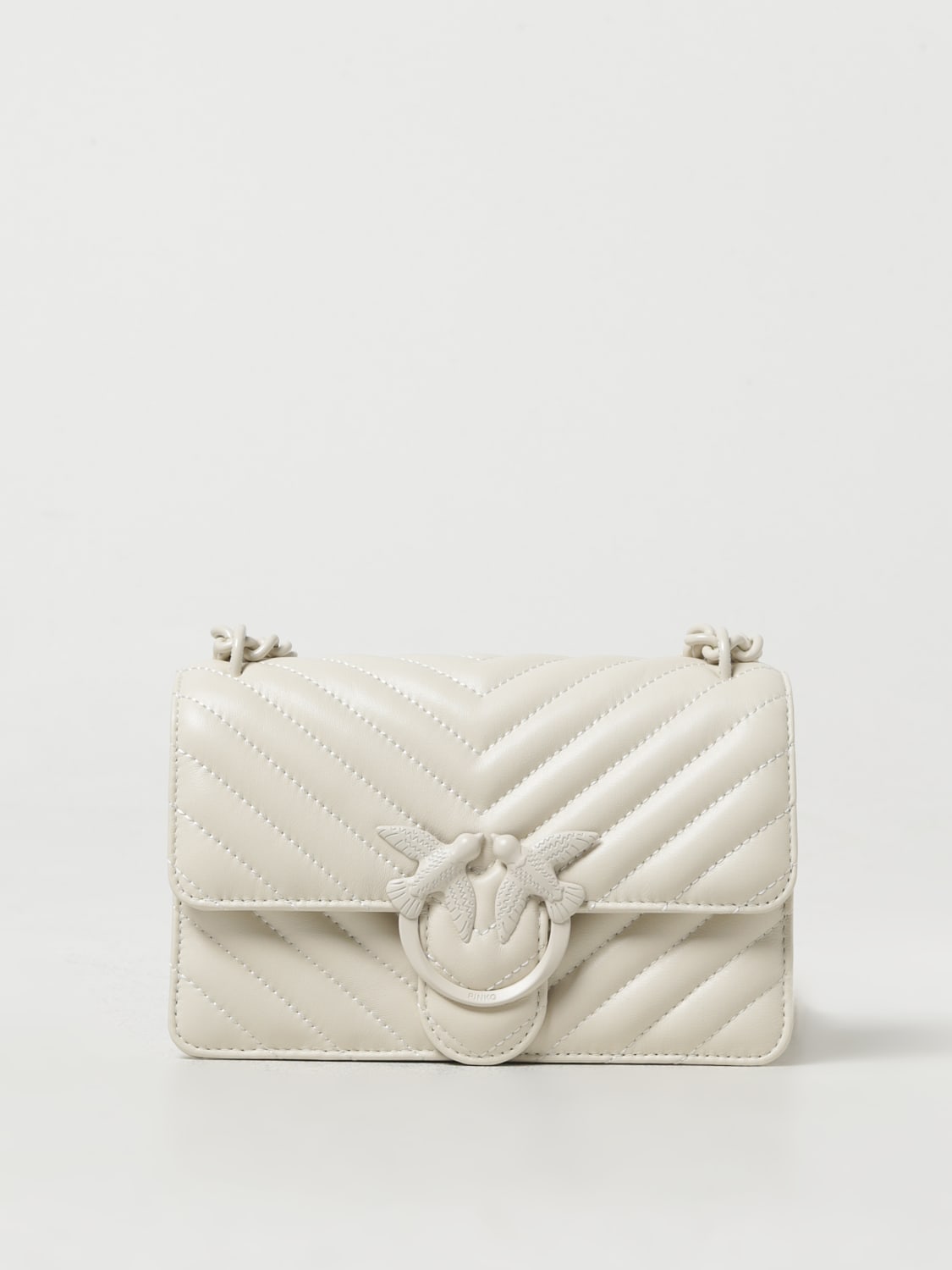 PINKO MINI BAG: Shoulder bag woman Pinko, White - Img 1