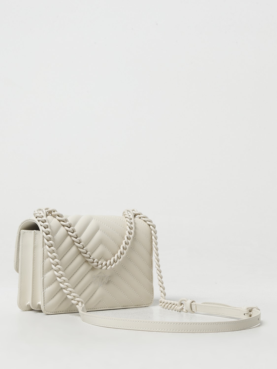 PINKO MINI BAG: Shoulder bag woman Pinko, White - Img 2