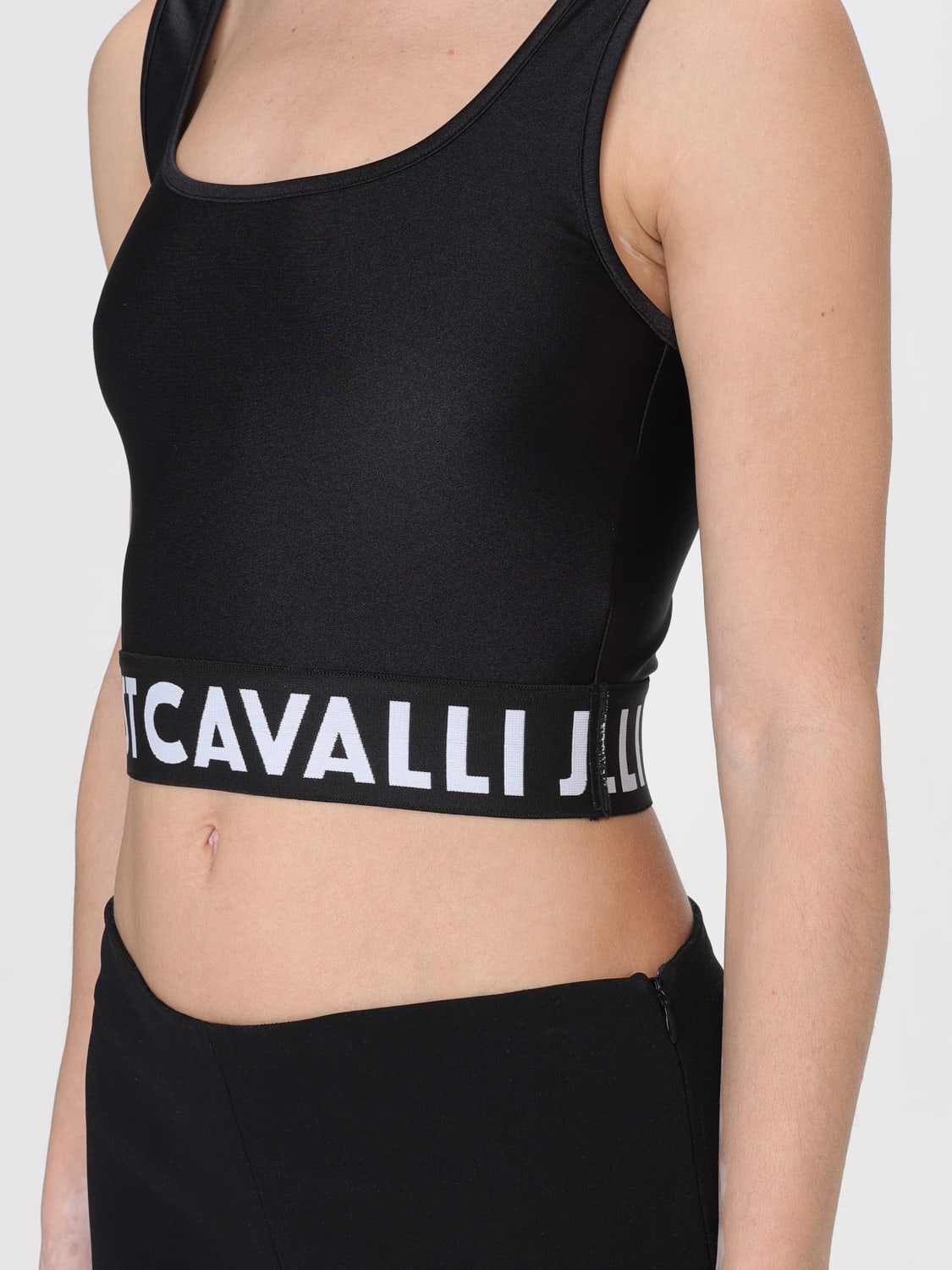 JUST CAVALLI トップス: トップス レディース Just Cavalli, ブラック - Img 3