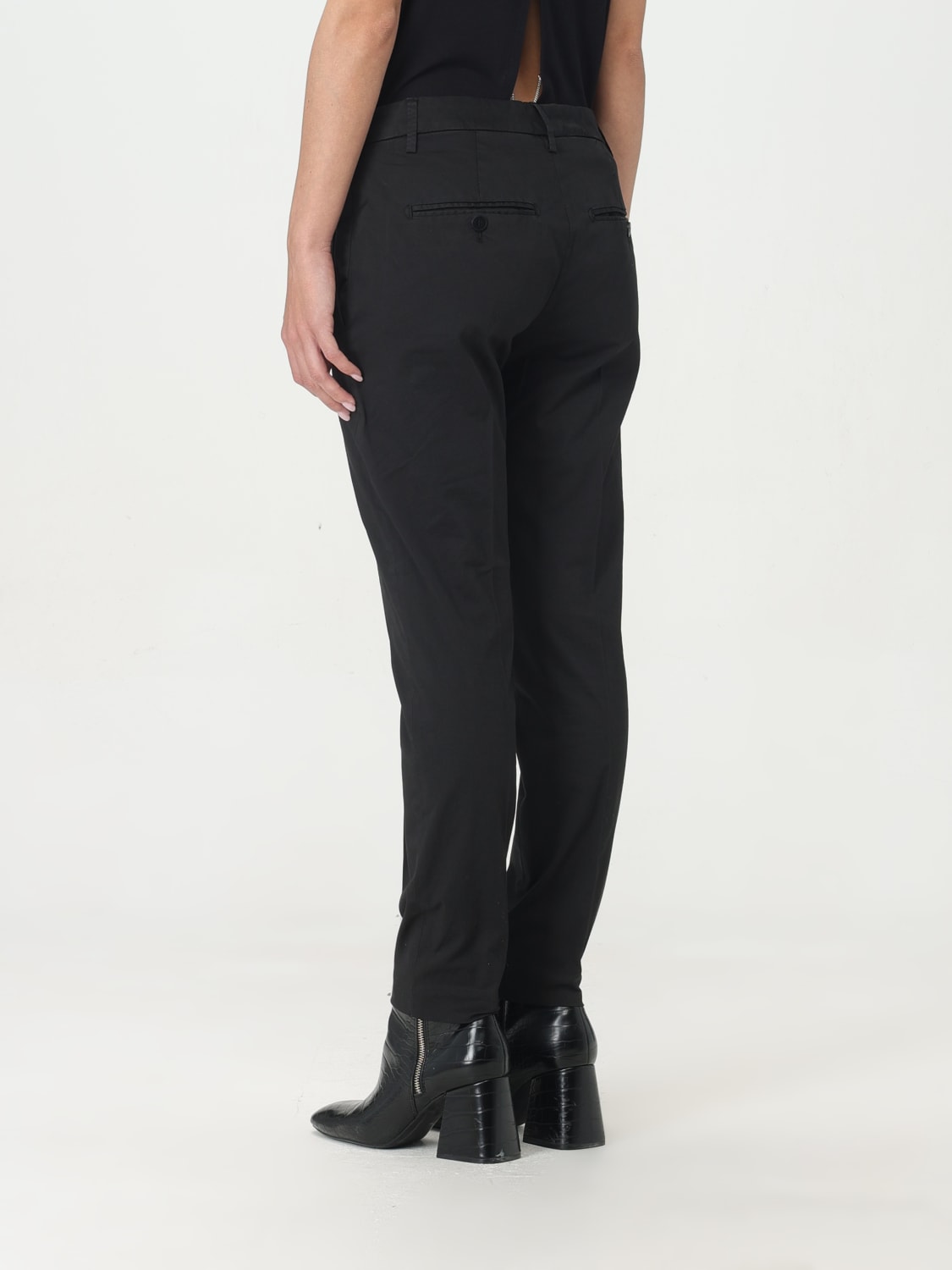 DONDUP PANTALONE: Pantalone Dondup in cotone , Nero - Img 2