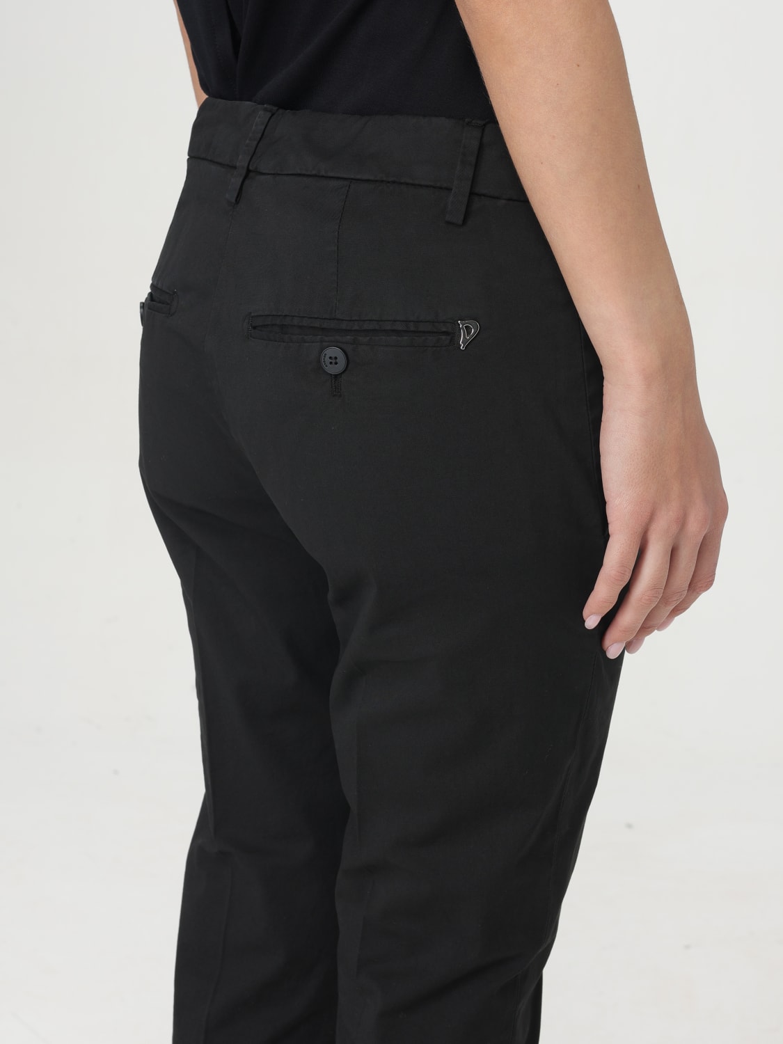 DONDUP PANTALONE: Pantalone Dondup in cotone , Nero - Img 3