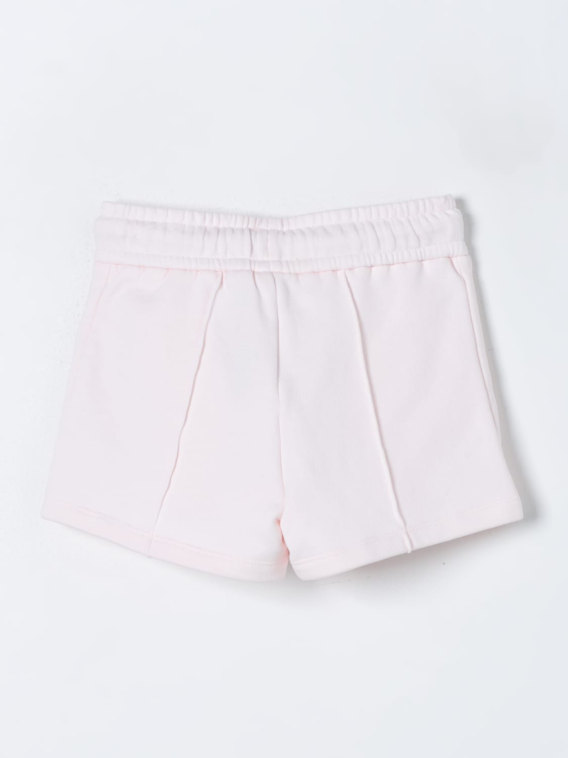 LANVIN PANTALONCINO: Shorts Lanvin in cotone con logo ricamato , Rosa - Img 2