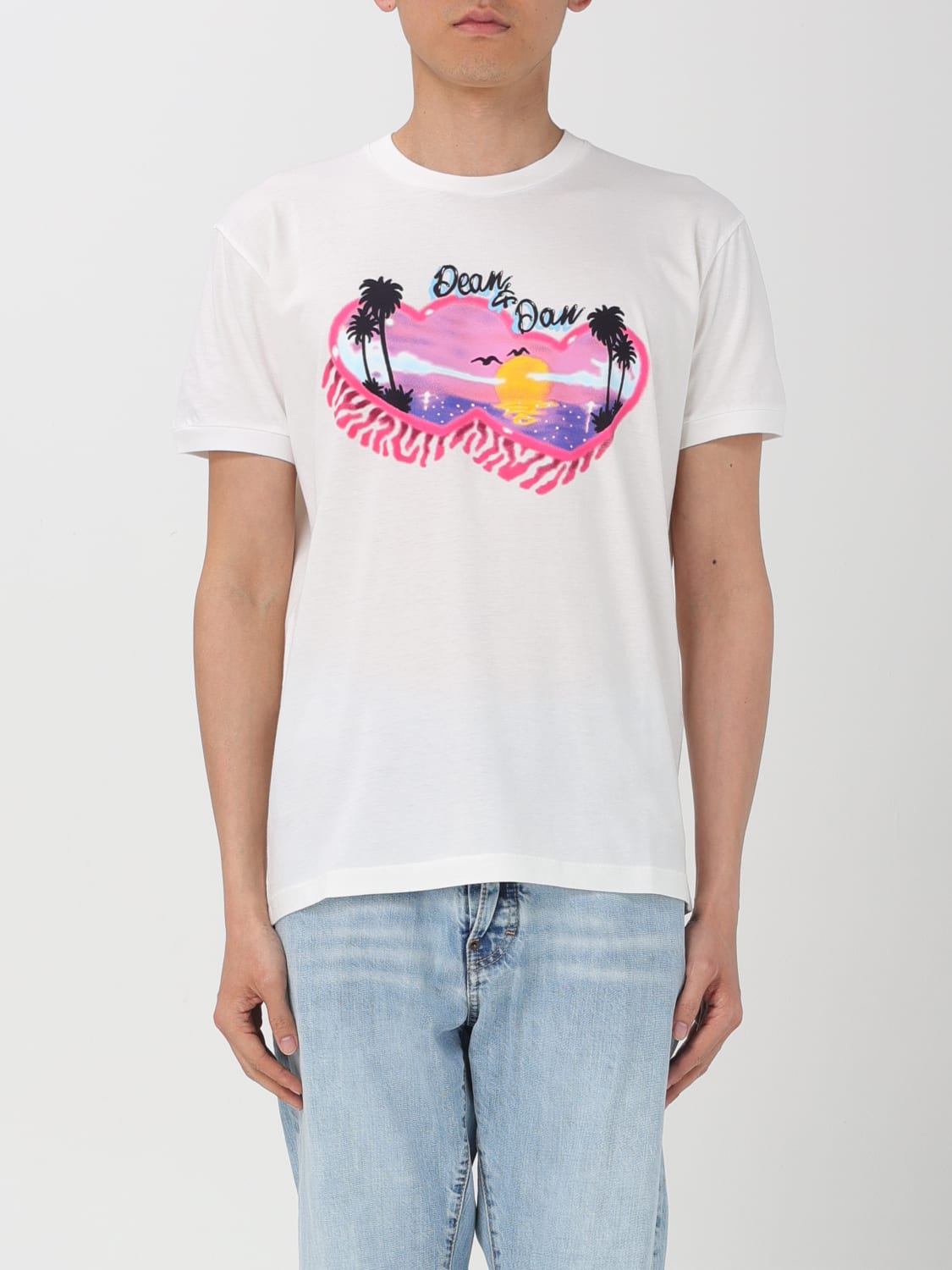 Giglio T-shirt Dsquared2 in cotone con stampa