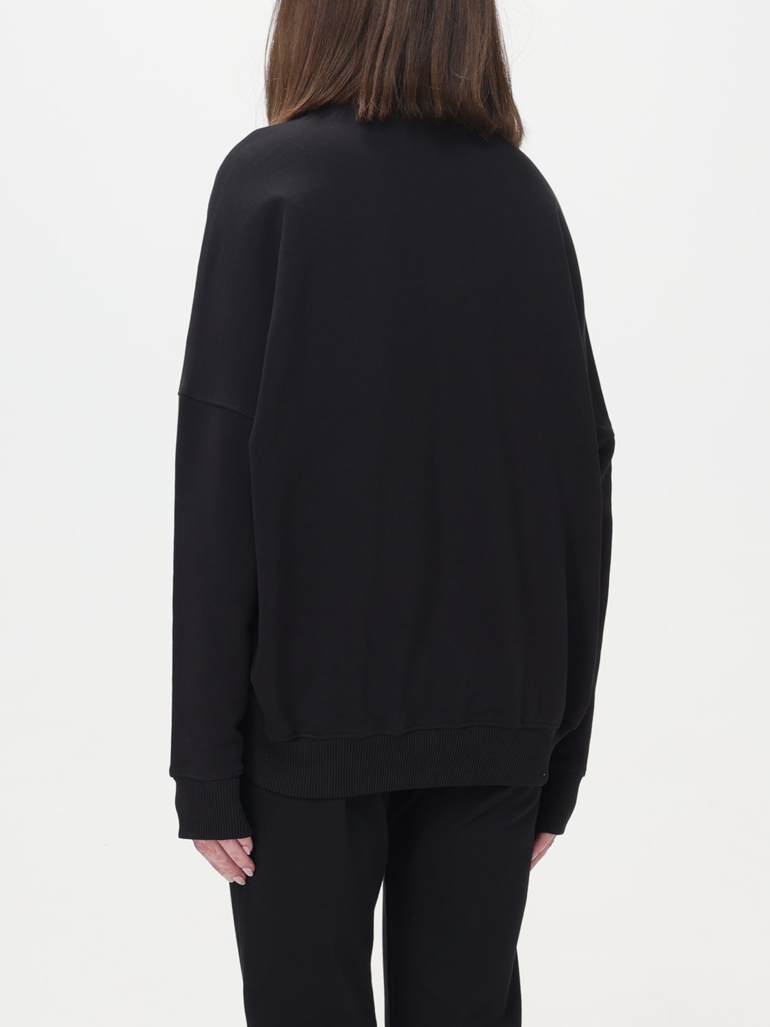 VERSACE JEANS COUTURE SWEATSHIRT: Sweatshirt woman Versace Jeans Couture, Black - Img 2