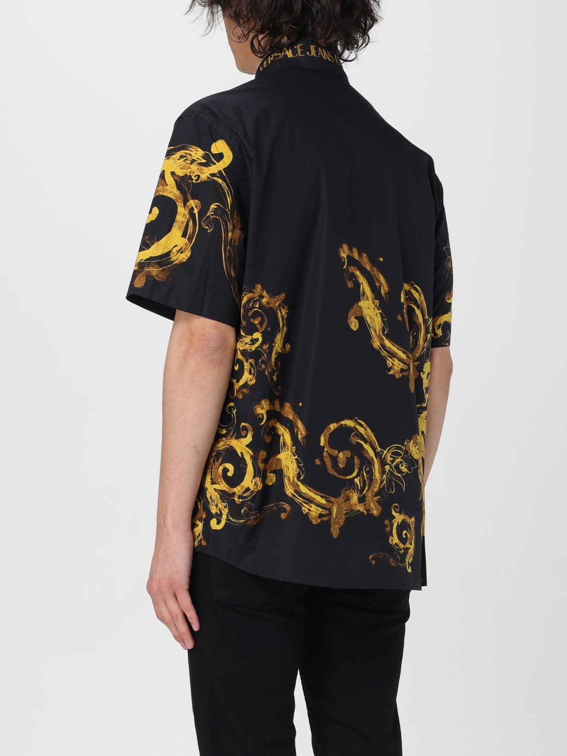 VERSACE JEANS COUTURE SHIRT: Shirt men Versace Jeans Couture, Black - Img 2