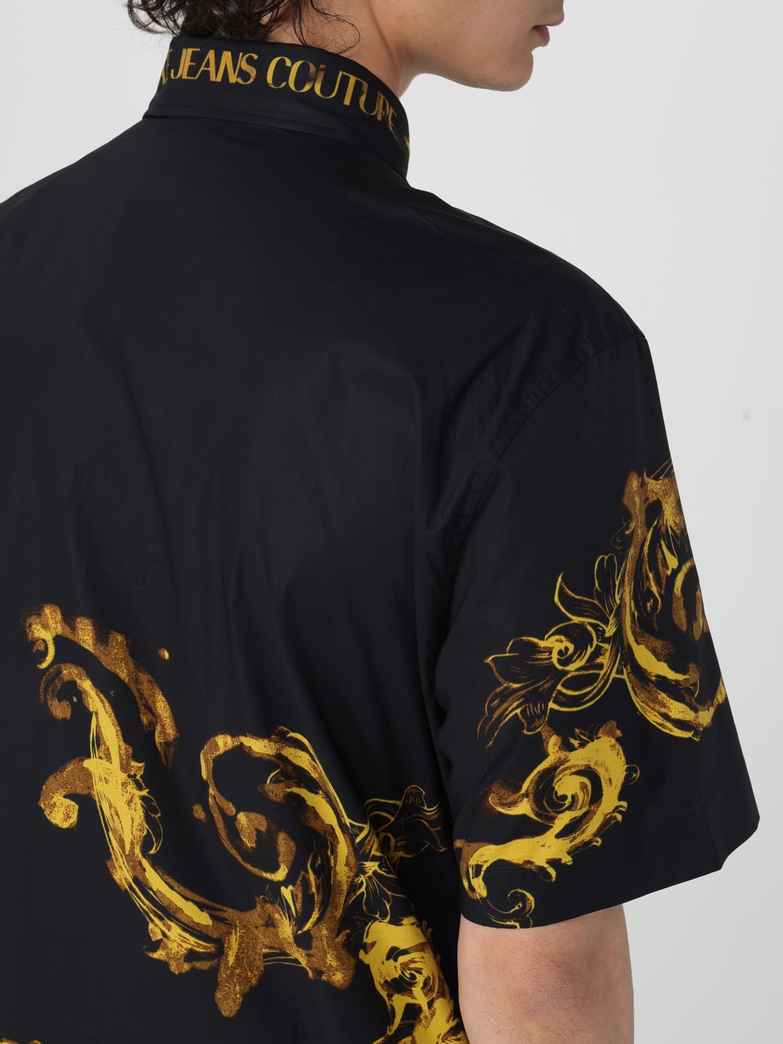 VERSACE JEANS COUTURE SHIRT: Shirt men Versace Jeans Couture, Black - Img 3