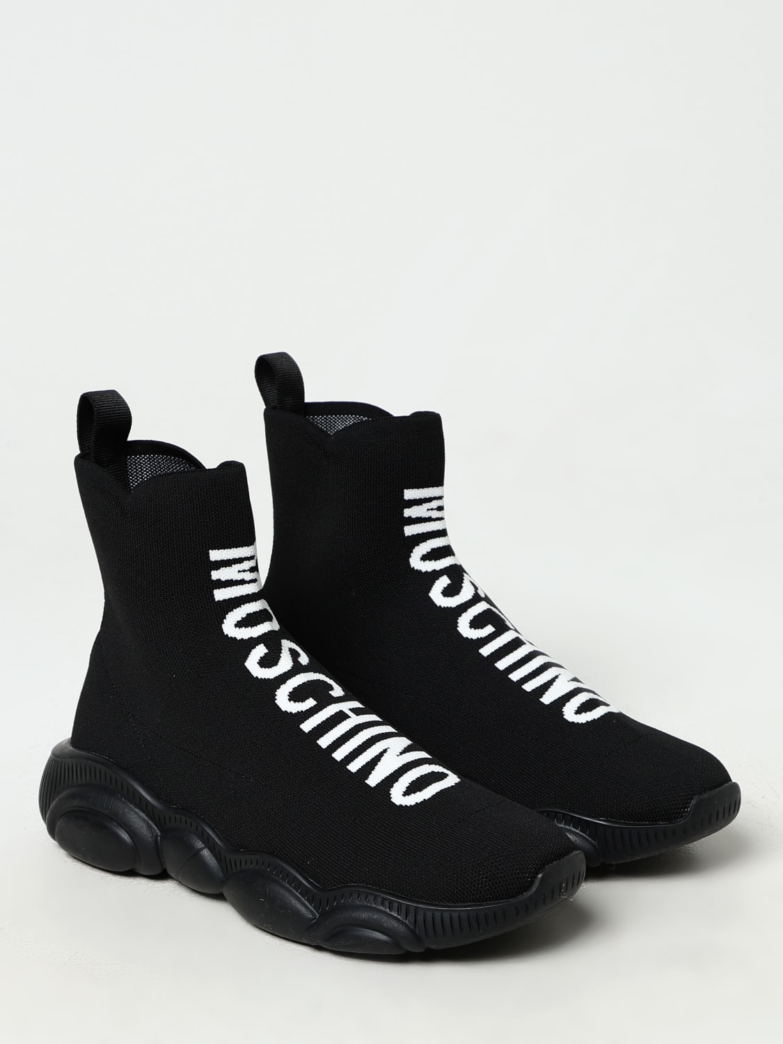 MOSCHINO COUTURE SNEAKERS: Sneakers herren Moschino Couture, Schwarz - Img 2