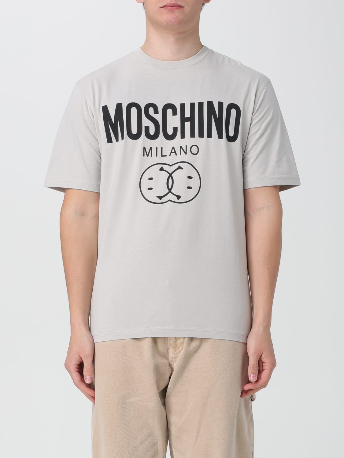 Giglio T-shirt Moschino Couture a girocollo in cotone