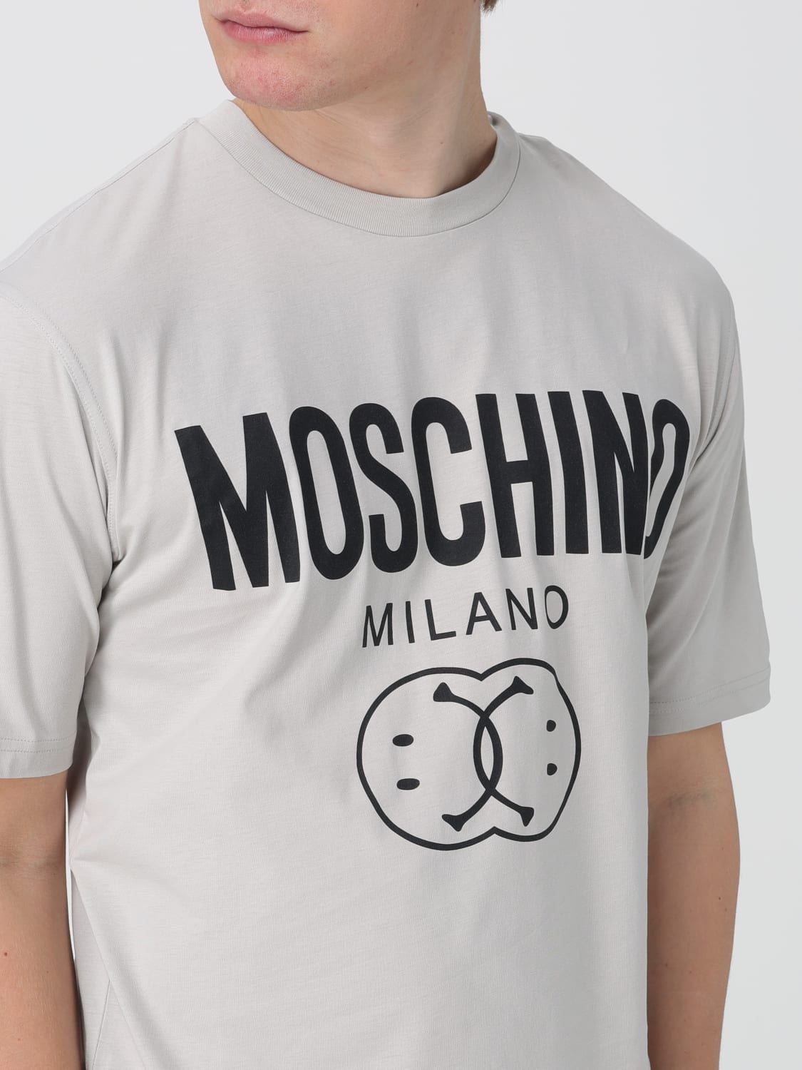 MOSCHINO COUTURE CAMISETA: Camiseta hombre Moschino Couture, Gris - Img 3