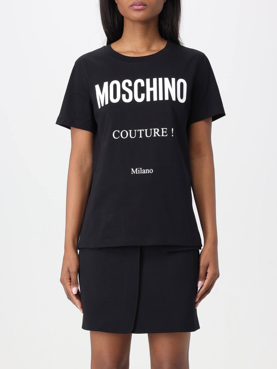 MOSCHINO COUTURE T-SHIRT: T-shirt woman Moschino Couture, Black - Img 1