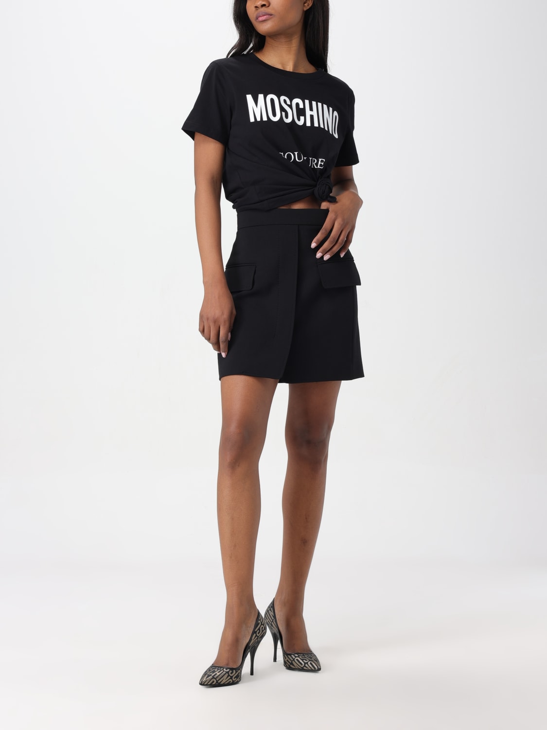 MOSCHINO COUTURE T-SHIRT: T-shirt woman Moschino Couture, Black - Img 2