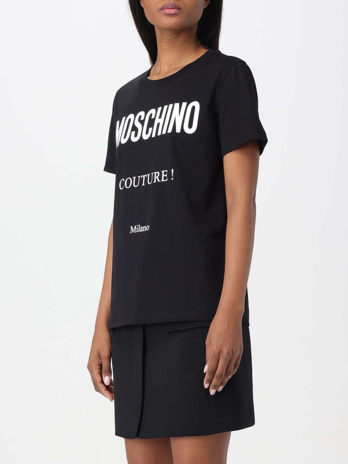 MOSCHINO COUTURE T-SHIRT: T-shirt woman Moschino Couture, Black - Img 4