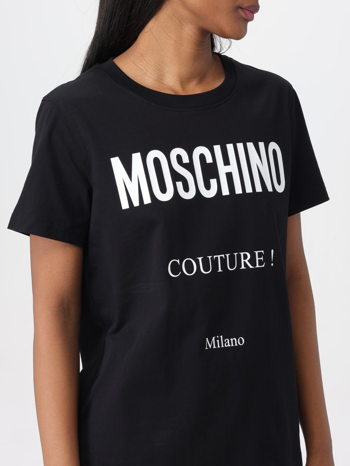 MOSCHINO COUTURE T-SHIRT: T-shirt damen Moschino Couture, Schwarz - Img 5