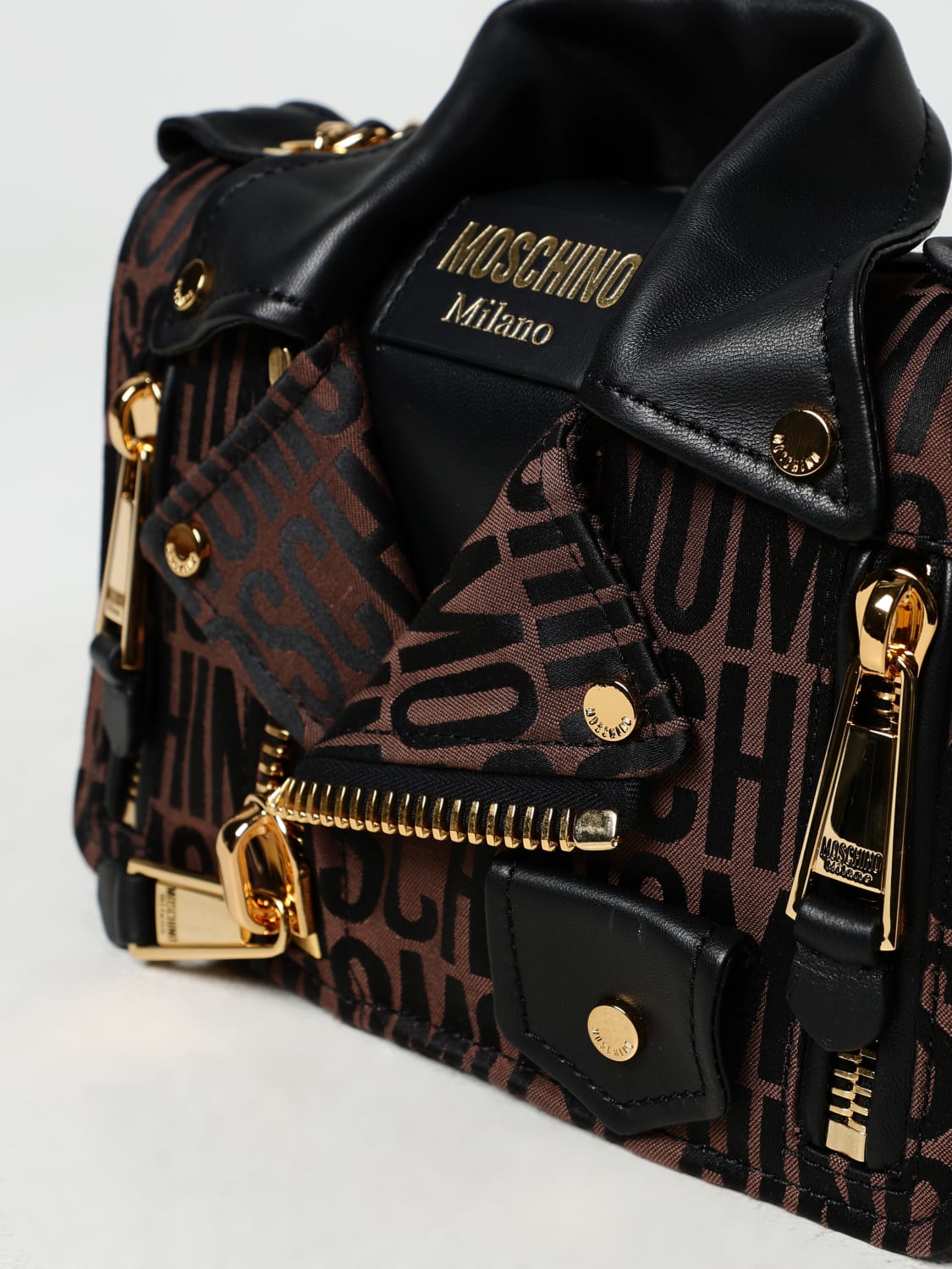 MOSCHINO COUTURE SHOULDER BAG: Crossbody bags woman Moschino Couture, Brown - Img 3