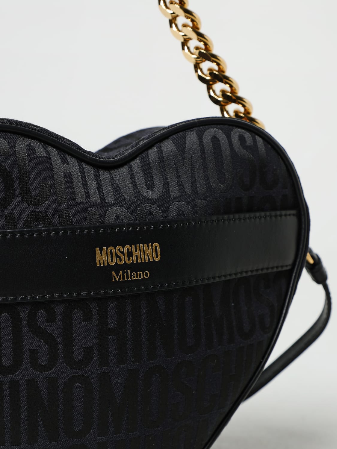 MOSCHINO COUTURE НАПЛЕЧНАЯ СУМКА: Сумка через плечо Женское Moschino Couture, Черный - Img 4