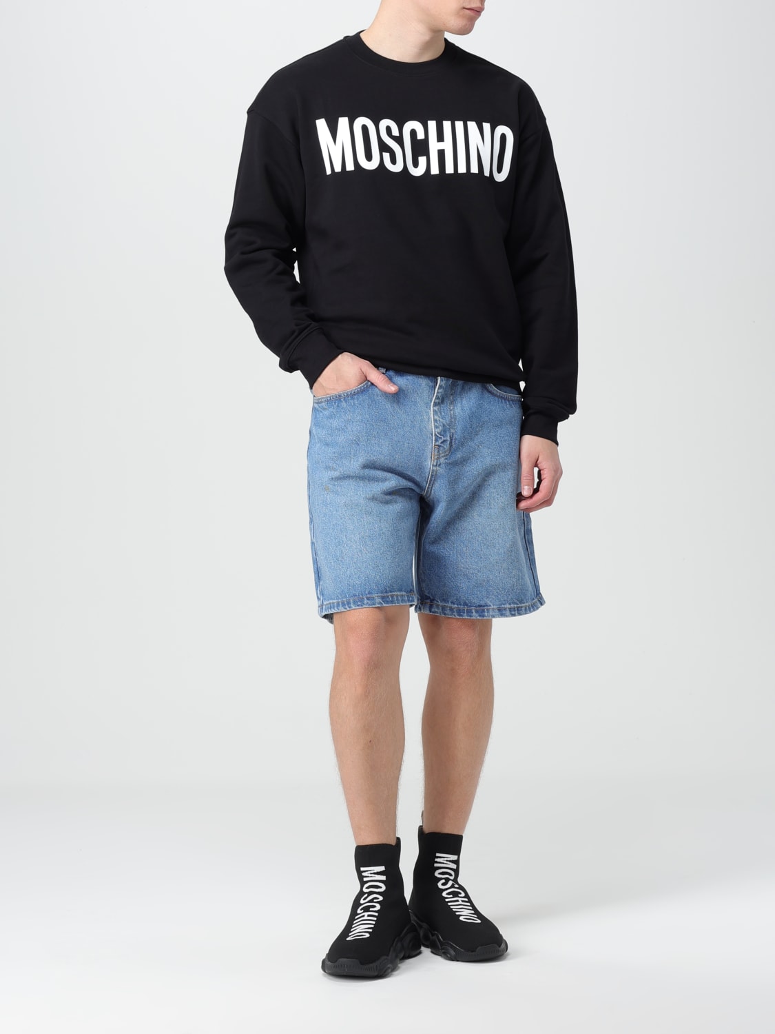 MOSCHINO COUTURE SWEATSHIRT: Sweatshirt men Moschino Couture, Black - Img 2