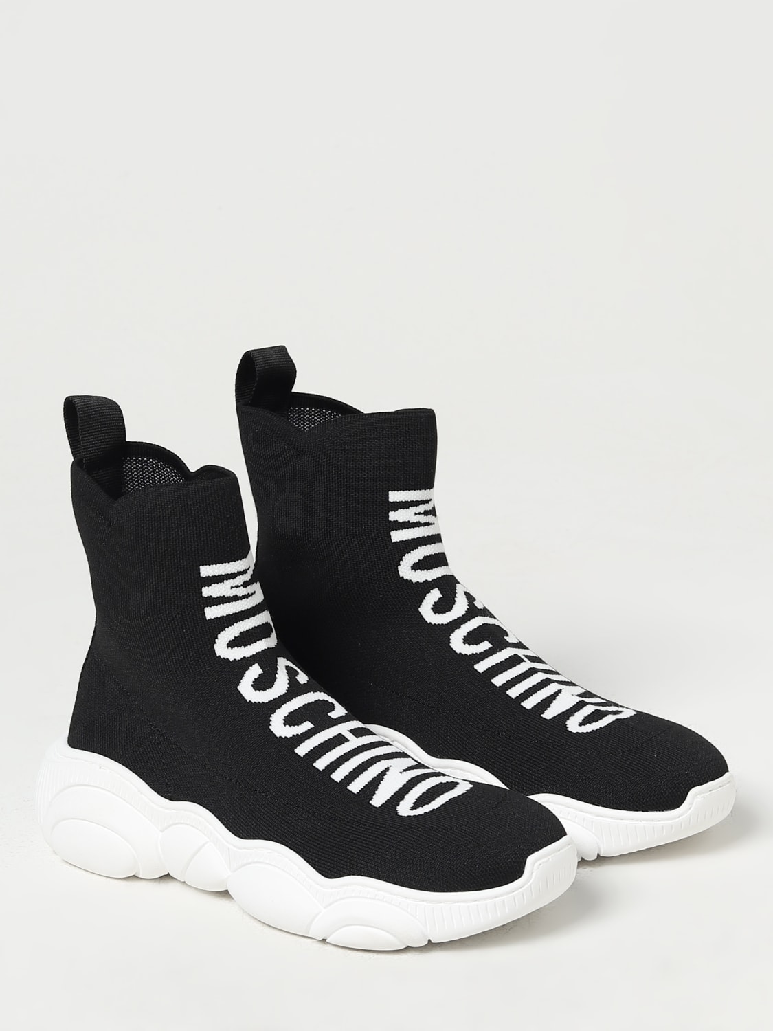 MOSCHINO COUTURE SNEAKERS: Sneakers woman Moschino Couture, Black - Img 2