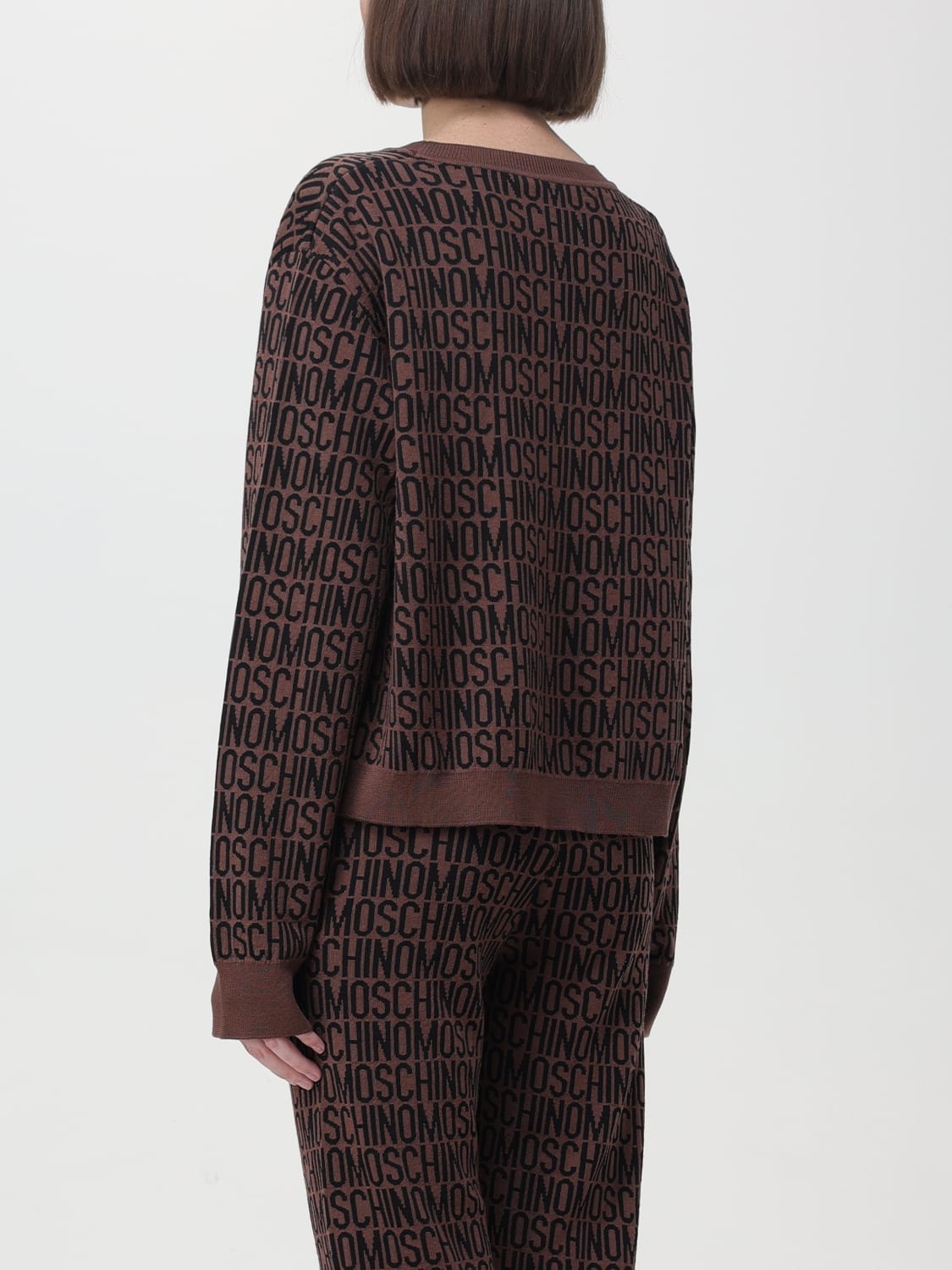 MOSCHINO COUTURE SWEATER: Sweater woman Moschino Couture, Brown - Img 3