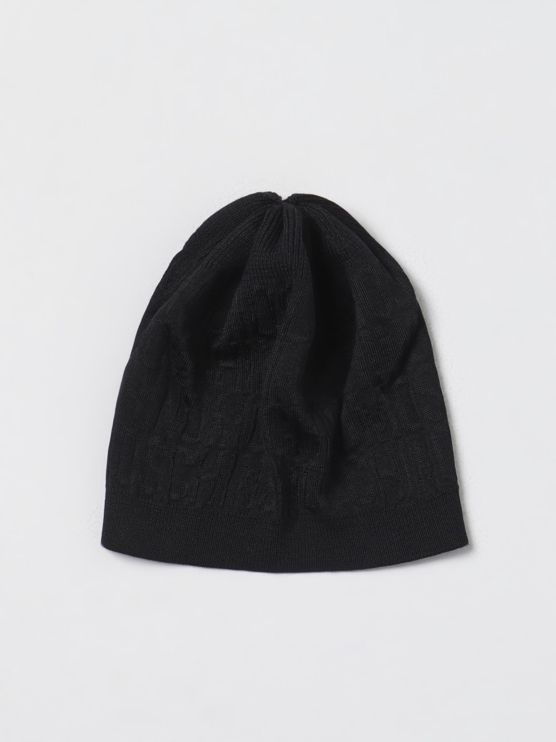 MOSCHINO COUTURE GORRO: Gorro hombre Moschino Couture, Negro - Img 2