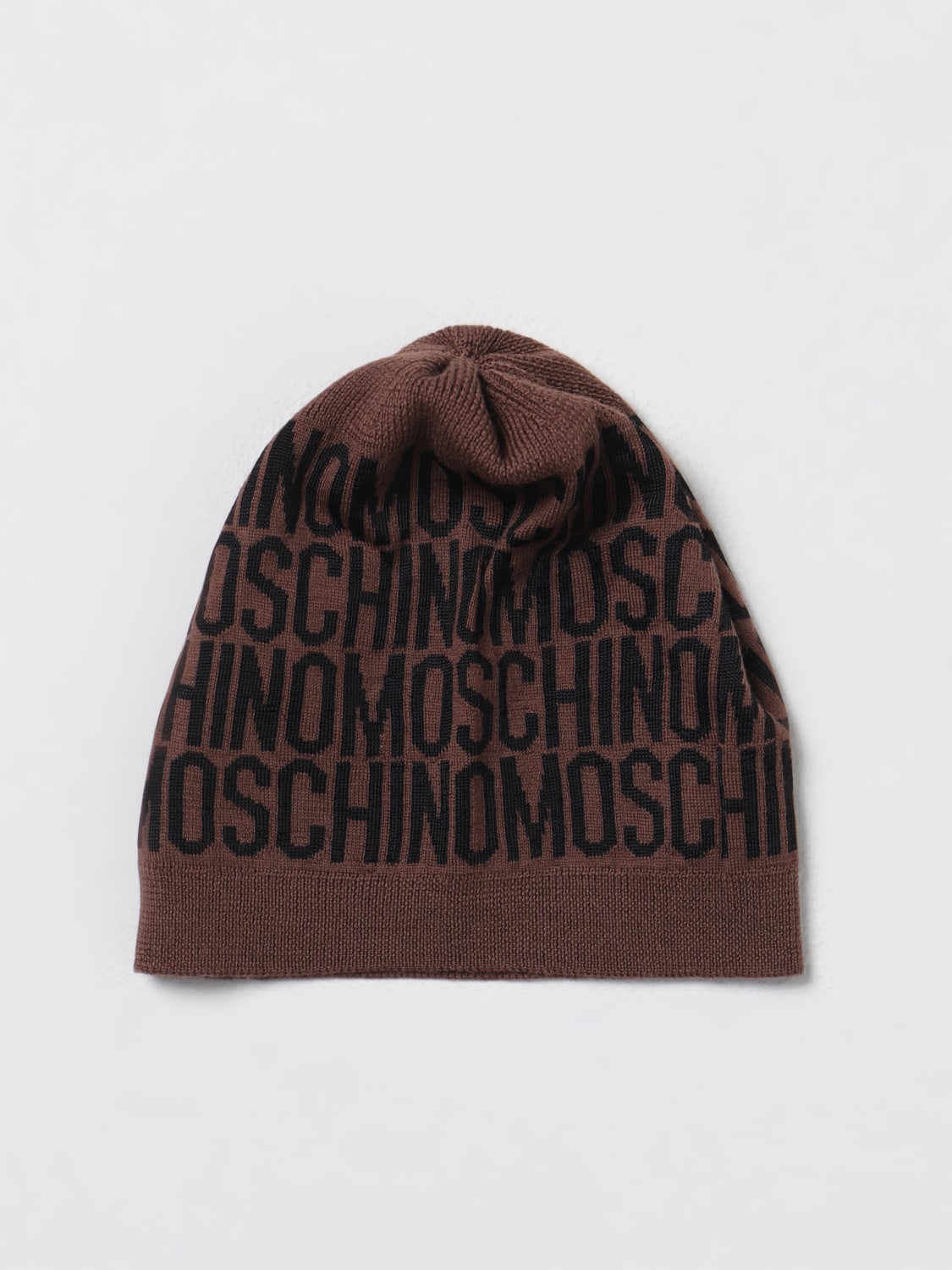 MOSCHINO COUTURE HAT: Hat men Moschino Couture, Brown - Img 1